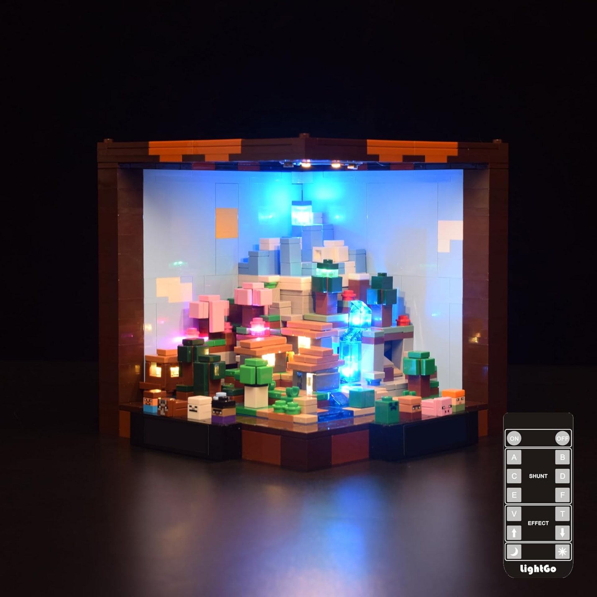 LightGo LED Lighting Kit Designed for Lego 21265 Compatible with Minecraft The Crafting Table Building Set – Not Include Model LightGo LED Lighting Kit Designed for Lego 21265 Compatible with Minecraft The Crafting Table Building Set – Not Include Model