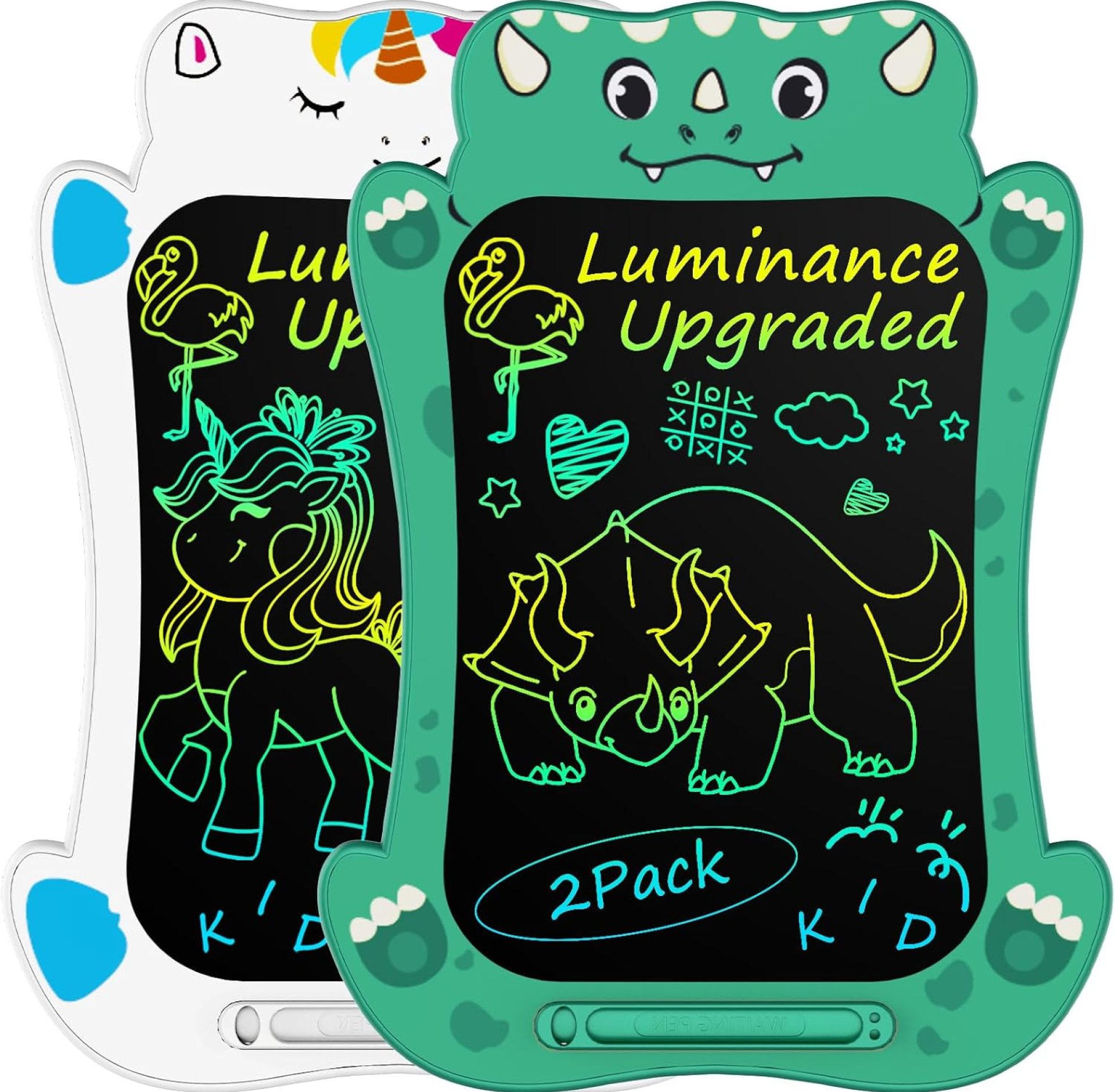 Jasonwell LCD Writing Tablet Kids – Drawing Pad Doodle Board for Kids Toddlers Drawing Toy Educational Learning Toys Christmas Birthday Gift 2 3 4 5 6 7 8 Year Old Girls Boys (Dino&Unicorn) Jasonwell LCD Writing Tablet Kids – Drawing Pad Doodle Board for Kids Toddlers Drawing Toy Educational Learning Toys Christmas Birthday Gift 2 3 4 5 6 7 8 Year Old Girls Boys (Dino&Unicorn)