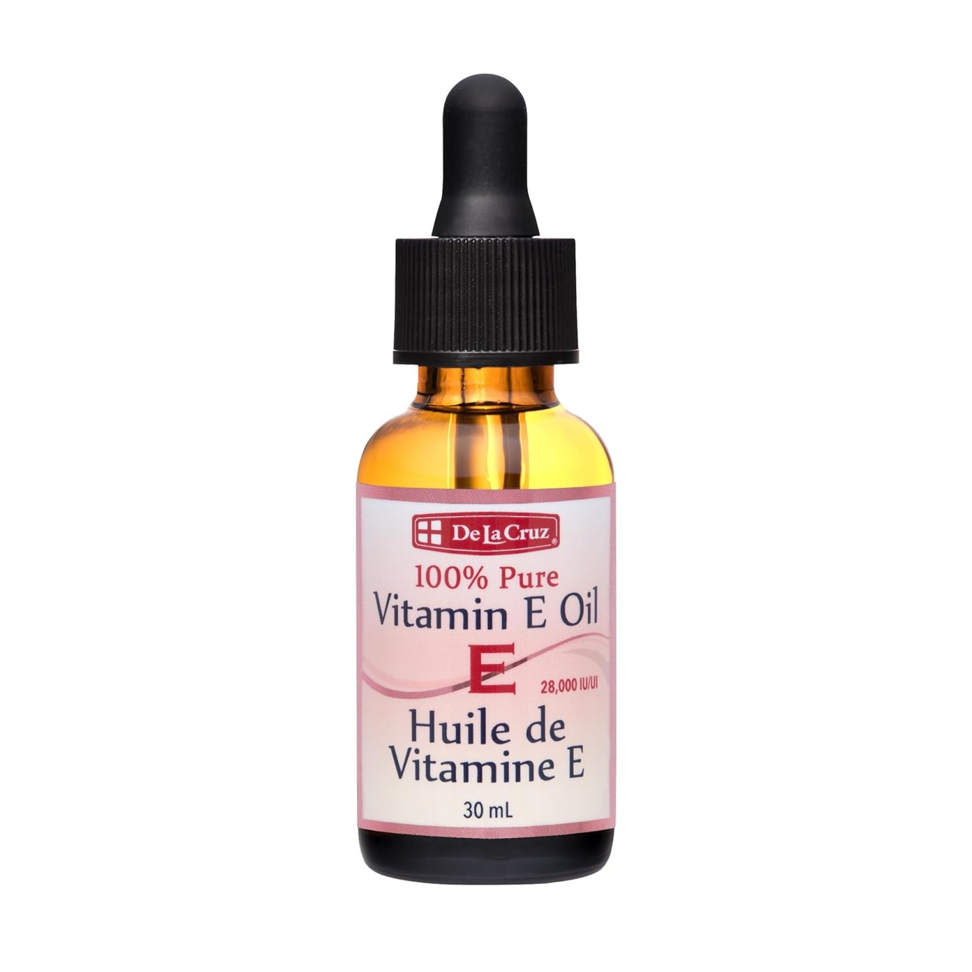 De La Cruz Vitamin E Oil for Face 28,000 IU – No Preservatives, Artificial Colors or Fragrances, Made in USA 1 FL. OZ. De La Cruz Vitamin E Oil for Face 28,000 IU – No Preservatives, Artificial Colors or Fragrances, Made in USA 1 FL. OZ.