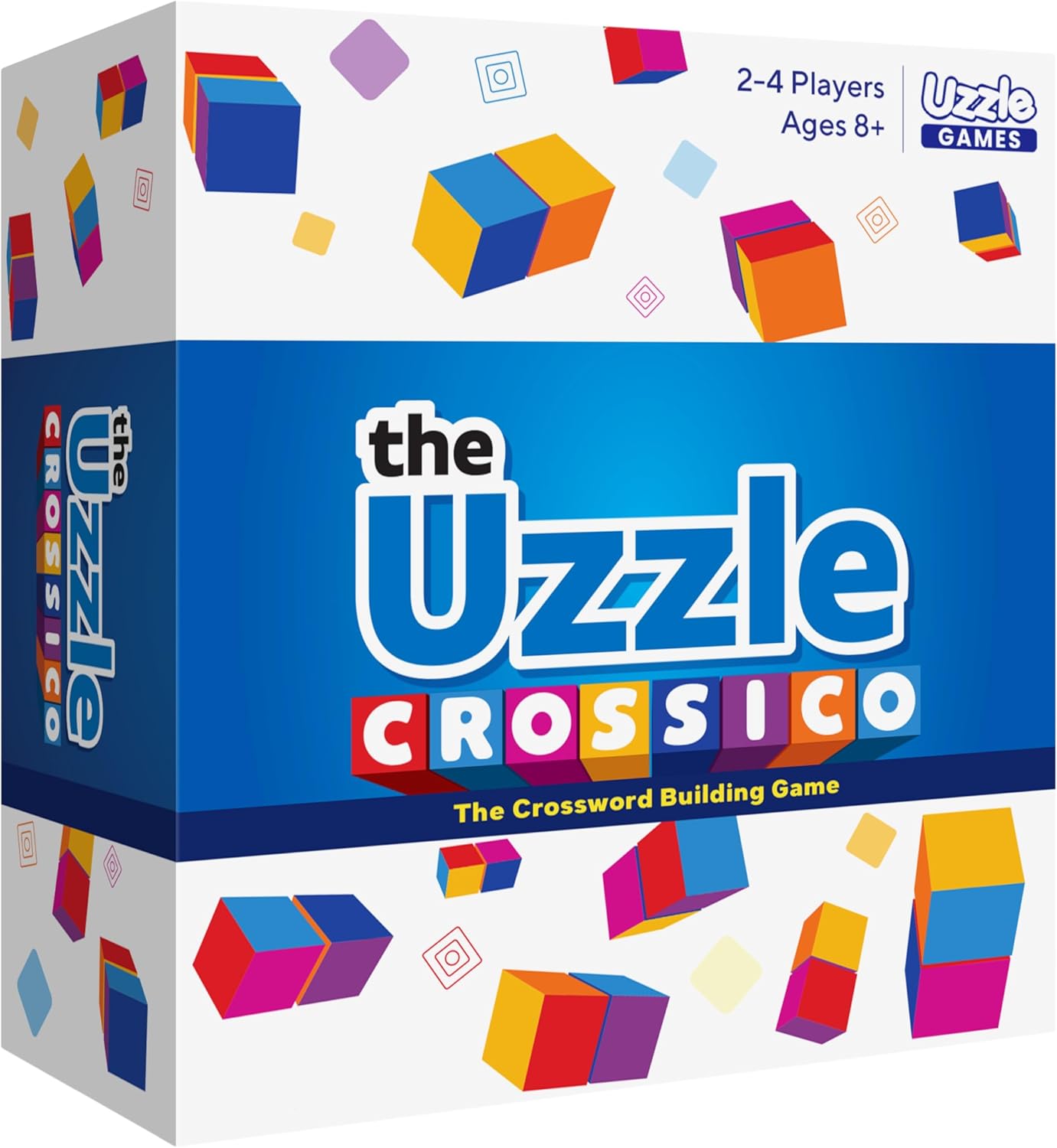 Crossico by Uzzle Games – Family Games for Children & Adults, Crossword Puzzle Word Games – A Thrilling Classic Game with a Twist, 2-4 Players, for Ages 8+ Crossico by Uzzle Games – Family Games for Children & Adults, Crossword Puzzle Word Games – A Thrilling Classic Game with a Twist, 2-4 Players, for Ages 8+