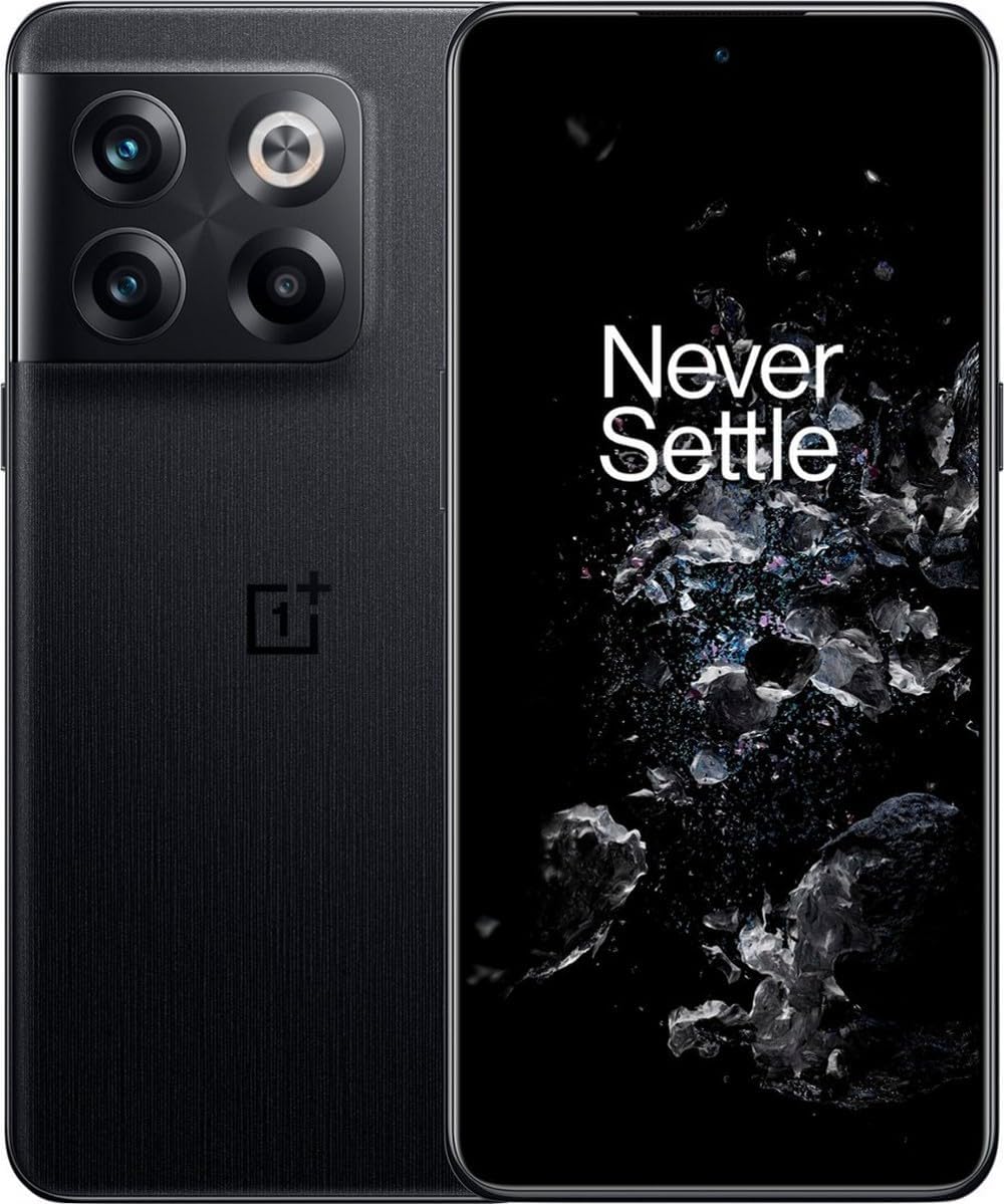 OnePlus 10T 5G Fully Unlocked Android Smartphone 256GB Storage / 16GB RAM, Triple Camera 50+8+2MP, 16MP – Moonstone Black (Renewed) OnePlus 10T 5G Fully Unlocked Android Smartphone 256GB Storage / 16GB RAM, Triple Camera 50+8+2MP, 16MP – Moonstone Black (Renewed)