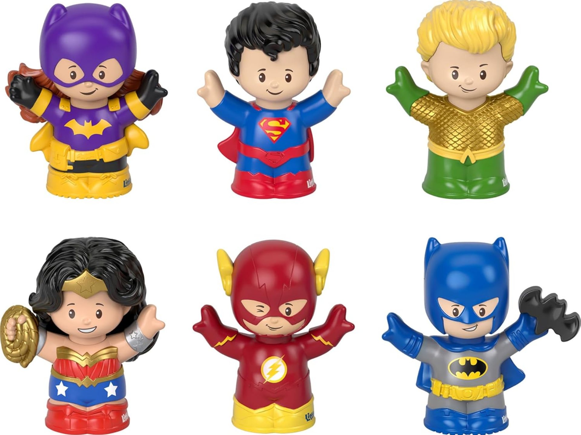 Fisher-Price Little People Toddler Toys DC Super Friends Crime-Fighting Figure Pack Set of 6 Characters for Pretend Play Ages 18+ Months Fisher-Price Little People Toddler Toys DC Super Friends Crime-Fighting Figure Pack Set of 6 Characters for Pretend Play Ages 18+ Months