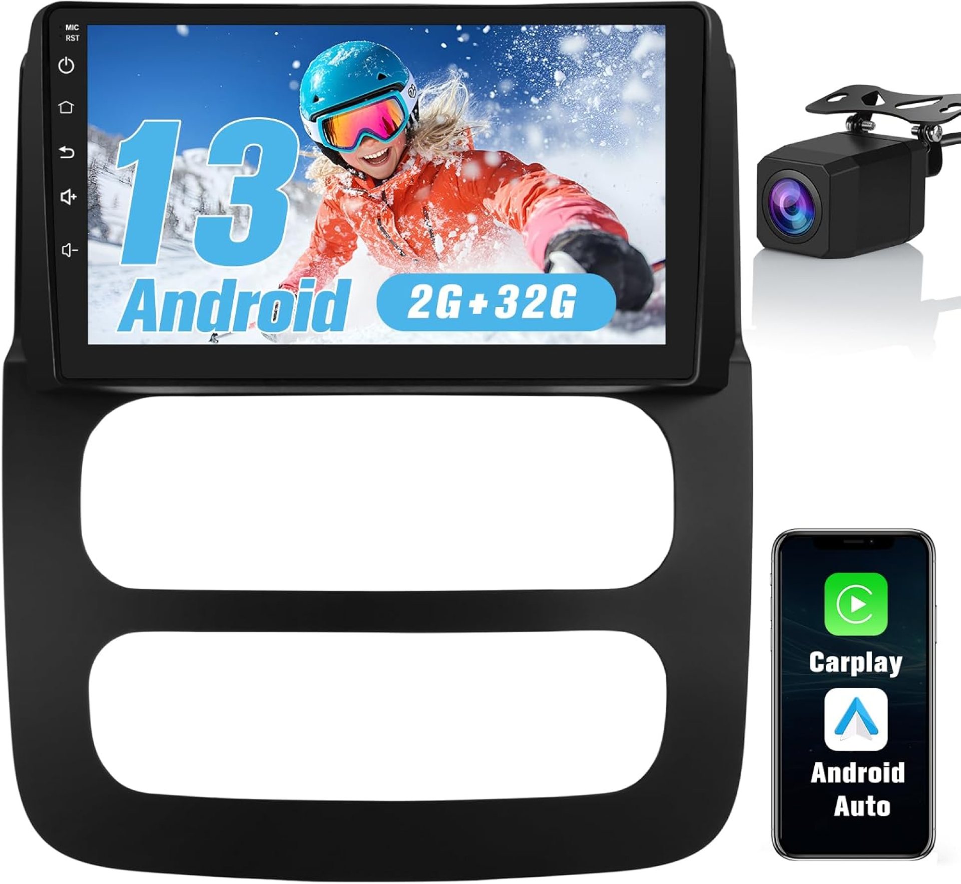 Car Radio Stereo for Dodge RAM 1500 2500 2002 2003 2004 2005 Android 13 Head Unit 9 inch Touch Screen Wireless CarPlay Android Auto Car Radio Stereo for Dodge RAM 1500 2500 2002 2003 2004 2005 Android 13 Head Unit 9 inch Touch Screen Wireless CarPlay Android Auto