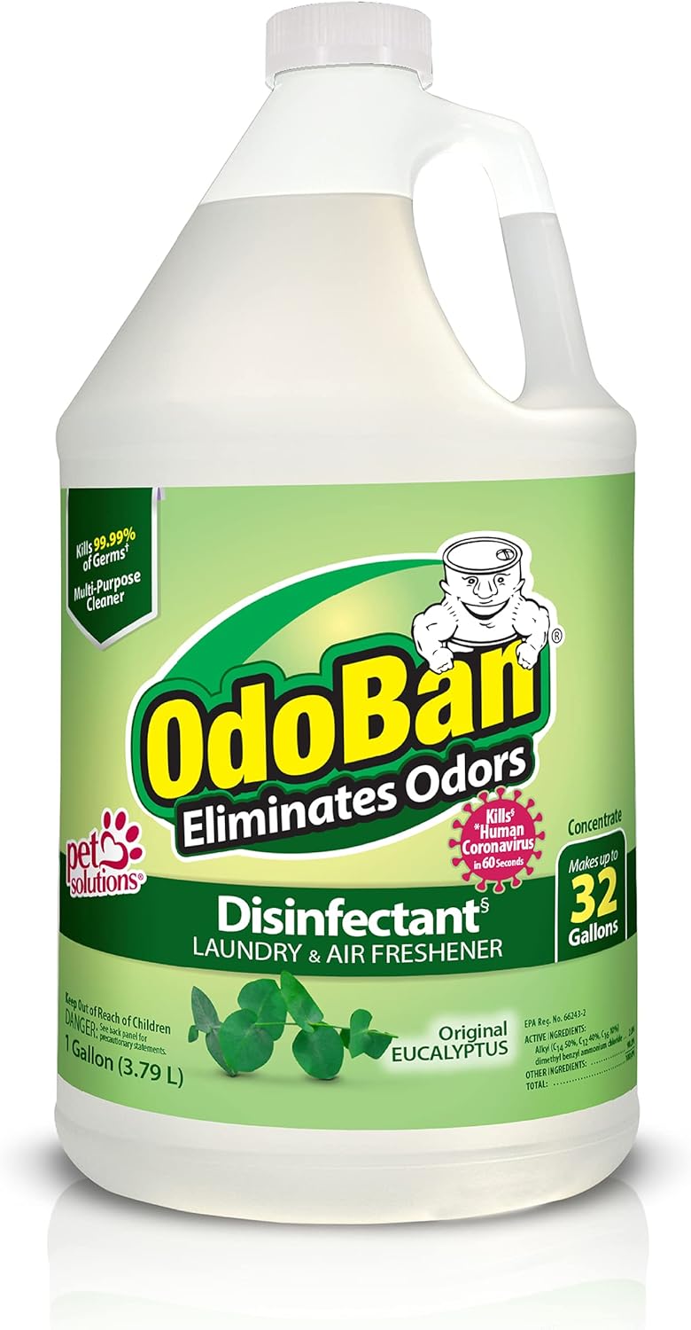 OdoBan Disinfectant Concentrate and Odor Eliminator, 1 Gallon, Original Eucalyptus Scent OdoBan Disinfectant Concentrate and Odor Eliminator, 1 Gallon, Original Eucalyptus Scent