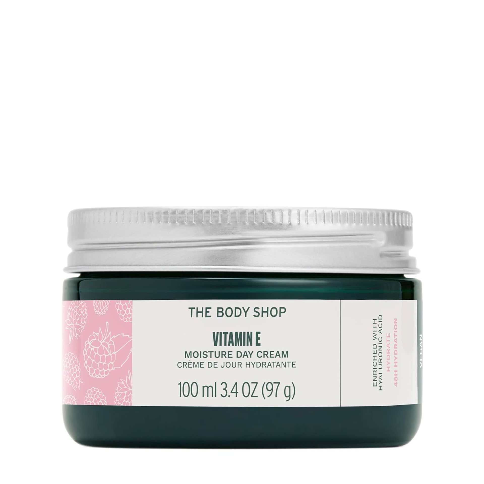 The Body Shop Vitamin E Moisture Cream – Fast Absorbing – Hydrates, Moisturizes and Protects – For All Skin Types – 3.4 oz The Body Shop Vitamin E Moisture Cream – Fast Absorbing – Hydrates, Moisturizes and Protects – For All Skin Types – 3.4 oz