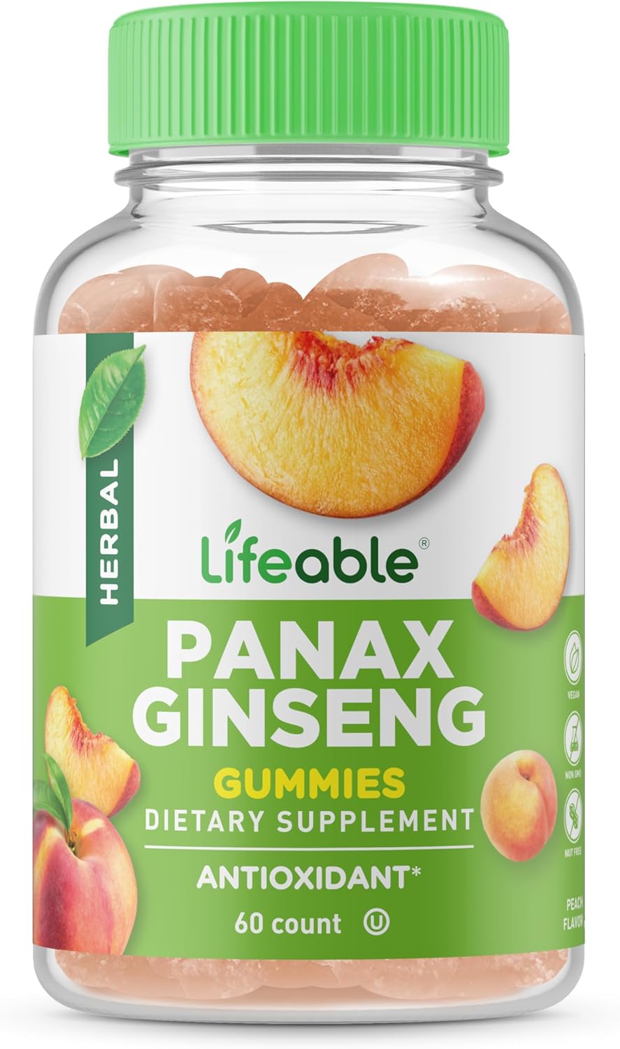 Lifeable Panax Ginseng Supplement | Great Tasting Ginseng Supplements | Panax Ginseng Extract | Ginseng Gummies for Women, Men, Adults | 90 Gummies Lifeable Panax Ginseng Supplement | Great Tasting Ginseng Supplements | Panax Ginseng Extract | Ginseng Gummies for Women, Men, Adults | 90 Gummies