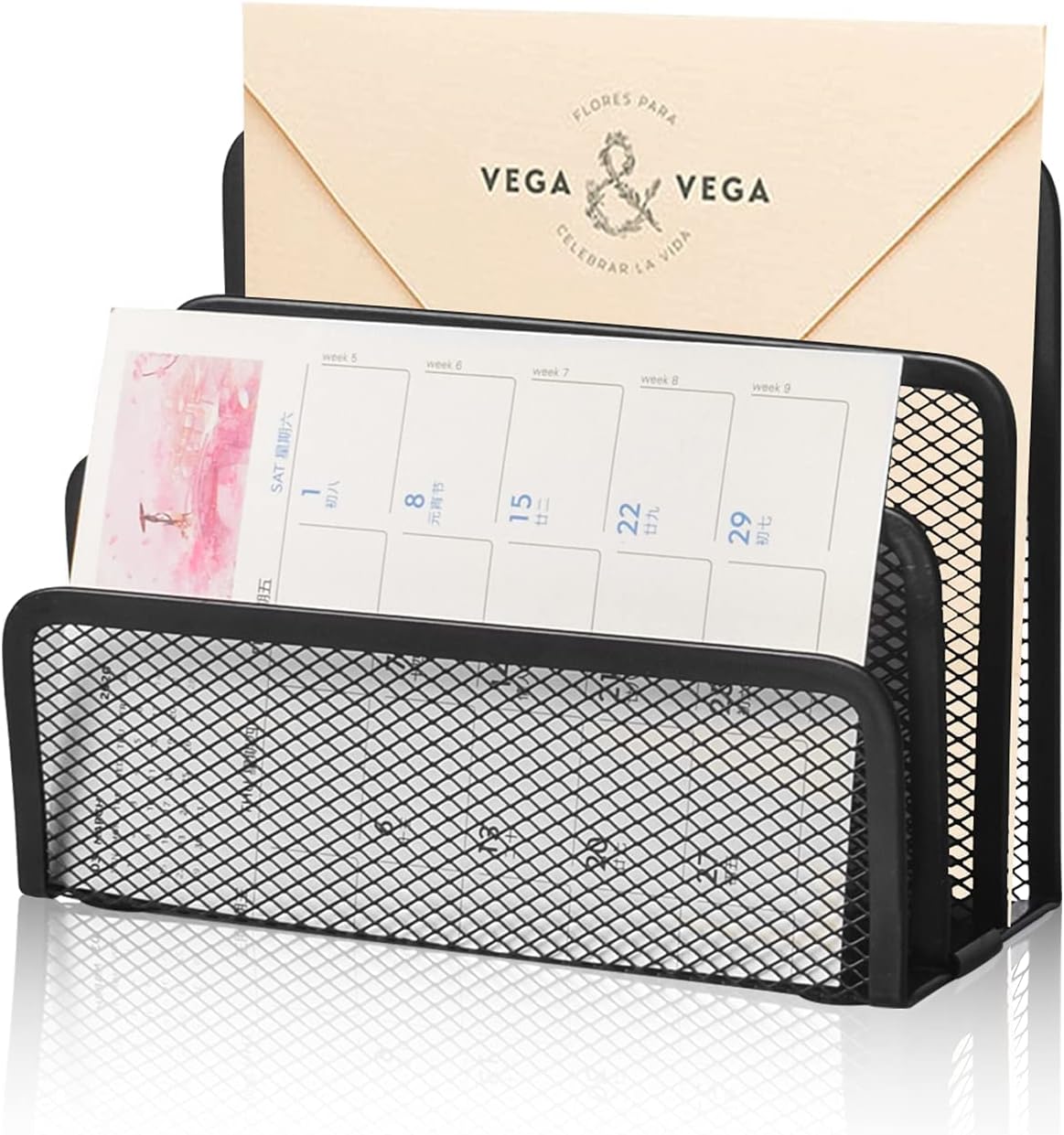 wishacc Desk Mail Organizer Small File Holders Letter Metal Mesh Document/Filing/Folders/Paper Organizer for Desktop wishacc Desk Mail Organizer Small File Holders Letter Metal Mesh Document/Filing/Folders/Paper Organizer for Desktop
