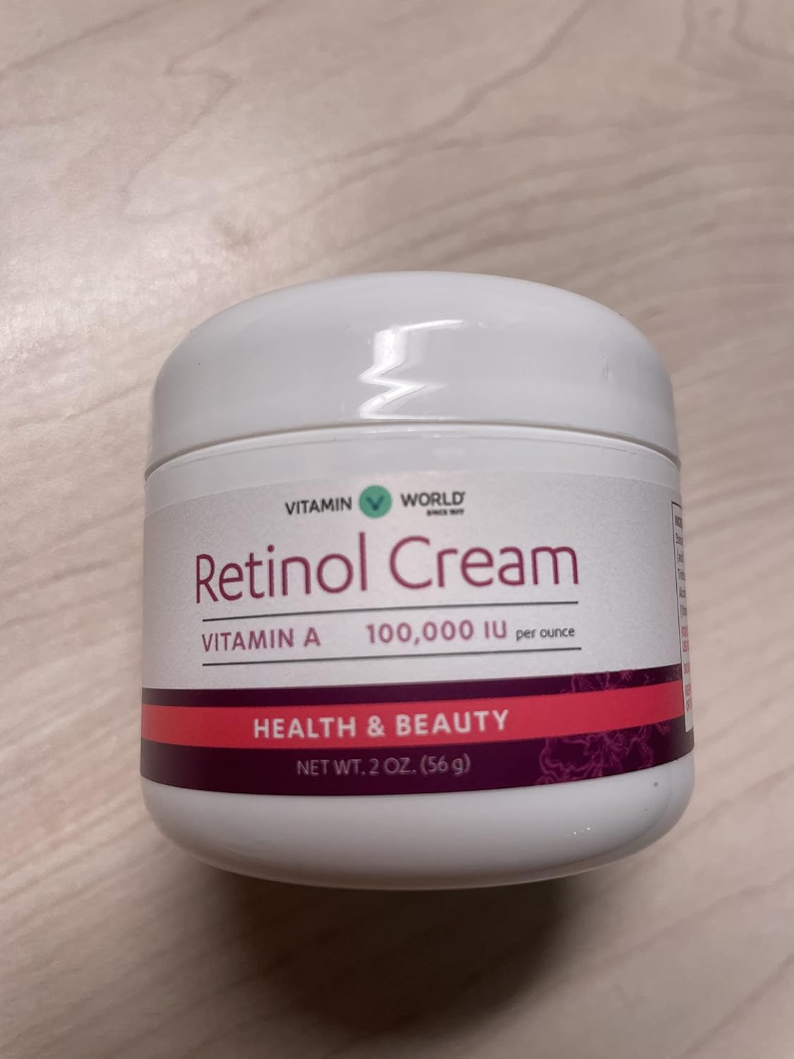 Vitamin World Retinol Vitamin A Cream 100,000 IU 2 oz Vitamin World Retinol Vitamin A Cream 100,000 IU 2 oz