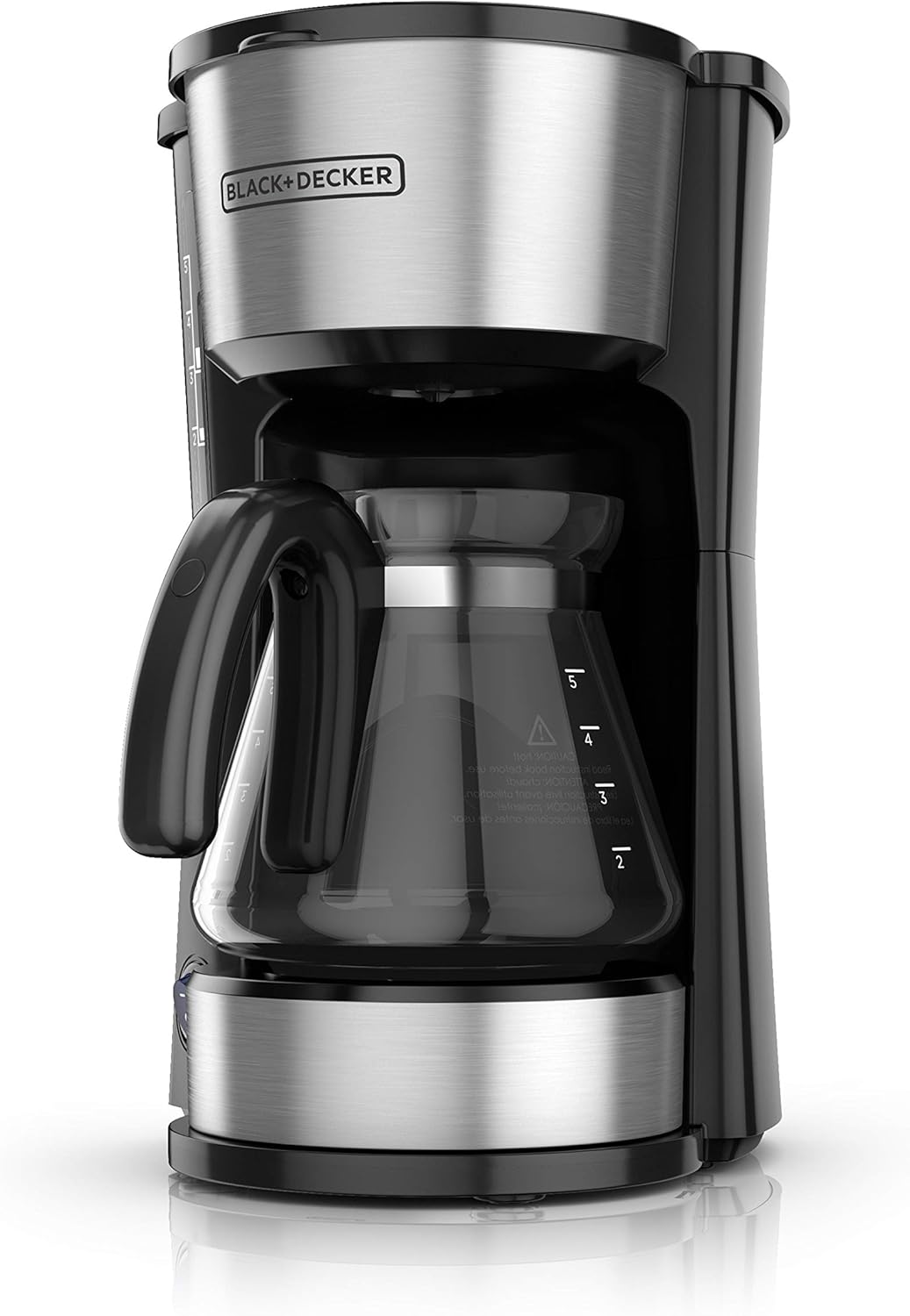 BLACK+DECKER CM0755S 4-in-1 5-Cup Coffee Station Coffeemaker, Stainless Steel BLACK+DECKER CM0755S 4-in-1 5-Cup Coffee Station Coffeemaker, Stainless Steel