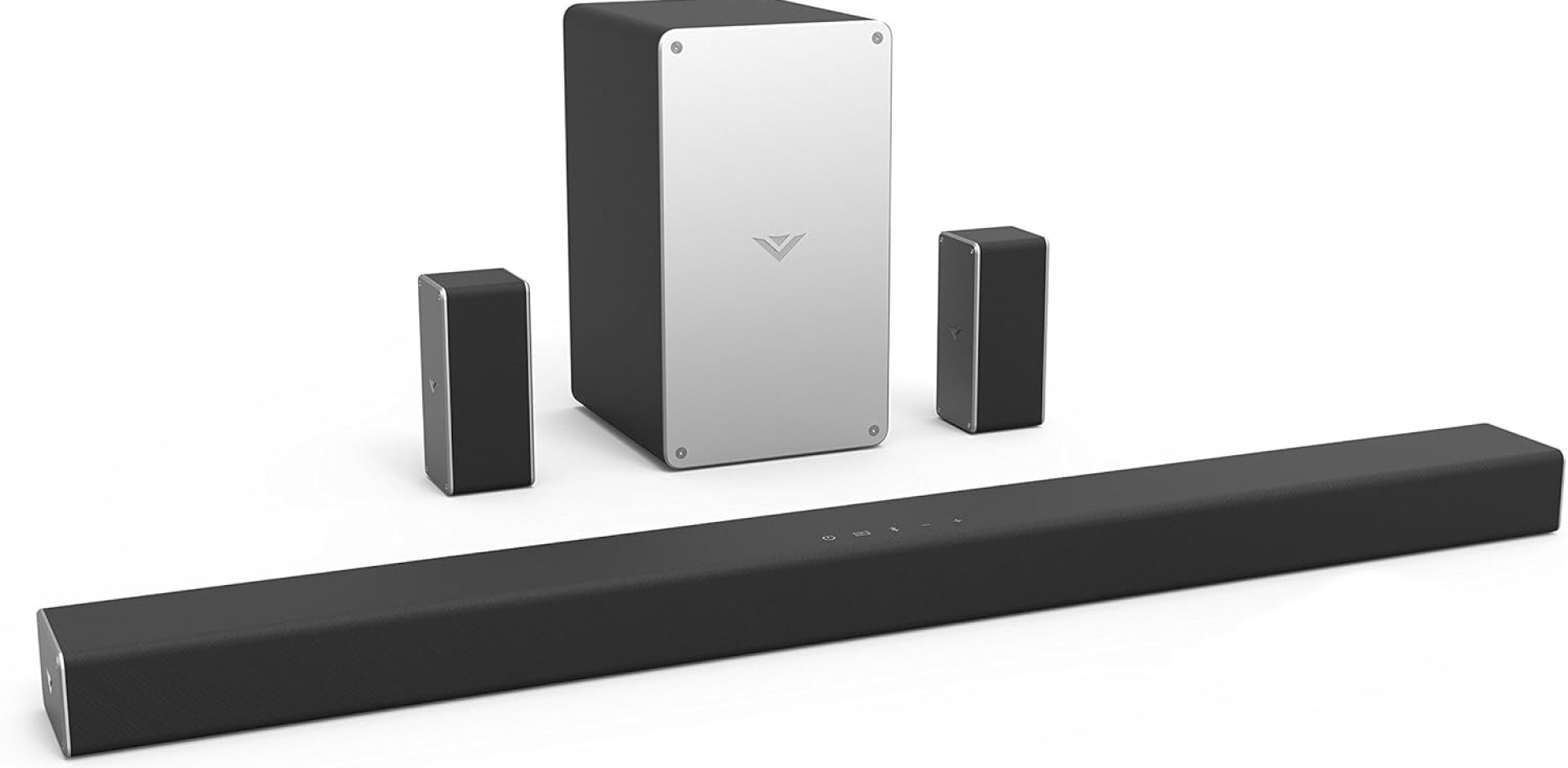 VIZIO Sound Bar for TV, 36” 5.1 Surround Sound System for TV with Wireless Subwoofer and Bluetooth, Channel Home Theater Home Audio Sound Bar – SB3651-F6 VIZIO Sound Bar for TV, 36” 5.1 Surround Sound System for TV with Wireless Subwoofer and Bluetooth, Channel Home Theater Home Audio Sound Bar – SB3651-F6