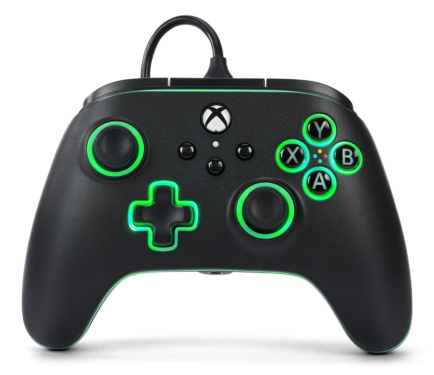 PowerA Advantage Wired Controller for Xbox Series X|S with Lumectra – Black, gamepad, wired video game controller, gaming controller, works with Xbox One and Windows 10/11, officially licensed PowerA Advantage Wired Controller for Xbox Series X|S with Lumectra – Black, gamepad, wired video game controller, gaming controller, works with Xbox One and Windows 10/11, officially licensed