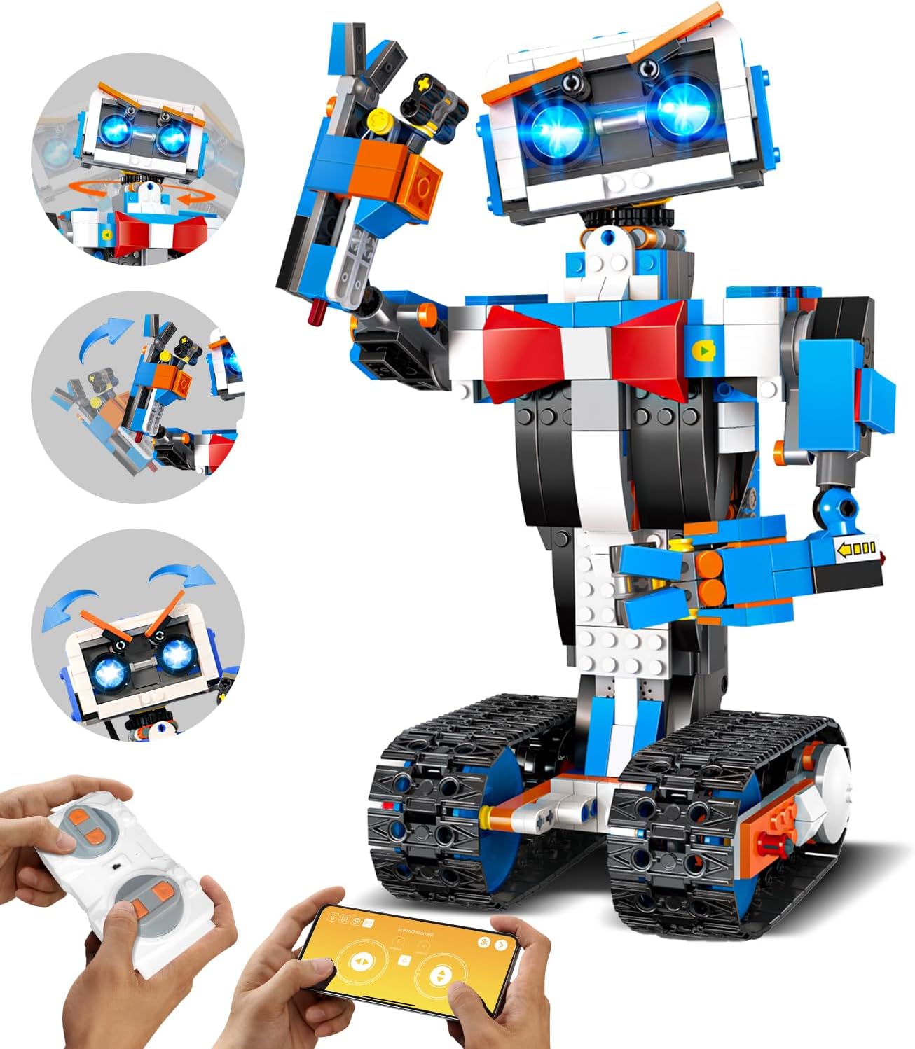 STEM Robot Toys Building Kits, Aukfa Building Toys for Boys Age 8-12, App & Remote Control Blocks Engineering Science Learning Educational Coding DIY Stem Projects Robot Gifts for Boys & Girls(635PCS) STEM Robot Toys Building Kits, Aukfa Building Toys for Boys Age 8-12, App & Remote Control Blocks Engineering Science Learning Educational Coding DIY Stem Projects Robot Gifts for Boys & Girls(635PCS)