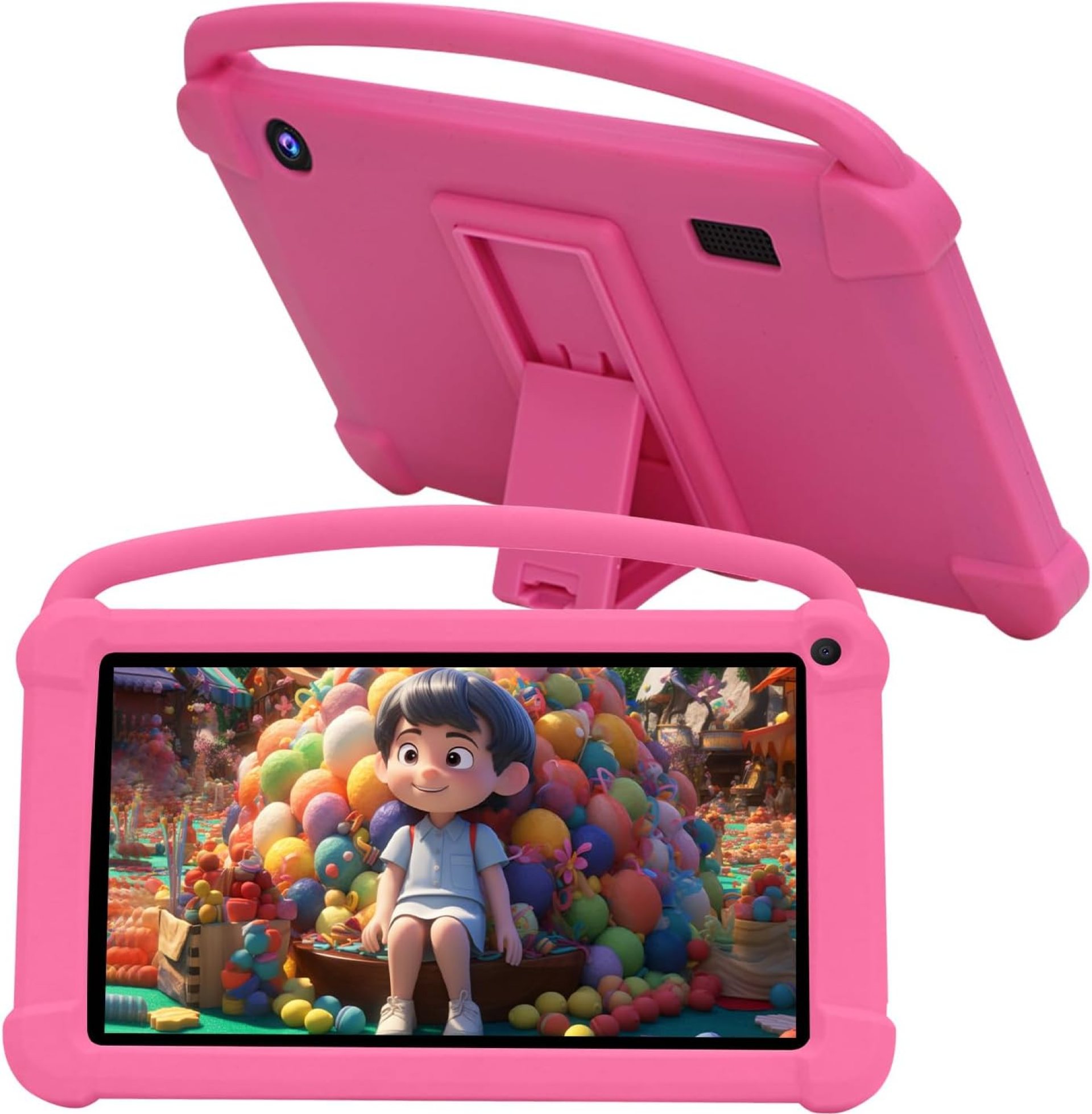 YQSAVIOR Kids Tablets, Android 12 Tablet for Kids, 4GB RAM 32GB ROM Toddler Tablet 7 inch IPS Screen, Parental Control, 2+5MP Dual Camera, Shockproof Case for Educational, Games YQSAVIOR Kids Tablets, Android 12 Tablet for Kids, 4GB RAM 32GB ROM Toddler Tablet 7 inch IPS Screen, Parental Control, 2+5MP Dual Camera, Shockproof Case for Educational, Games