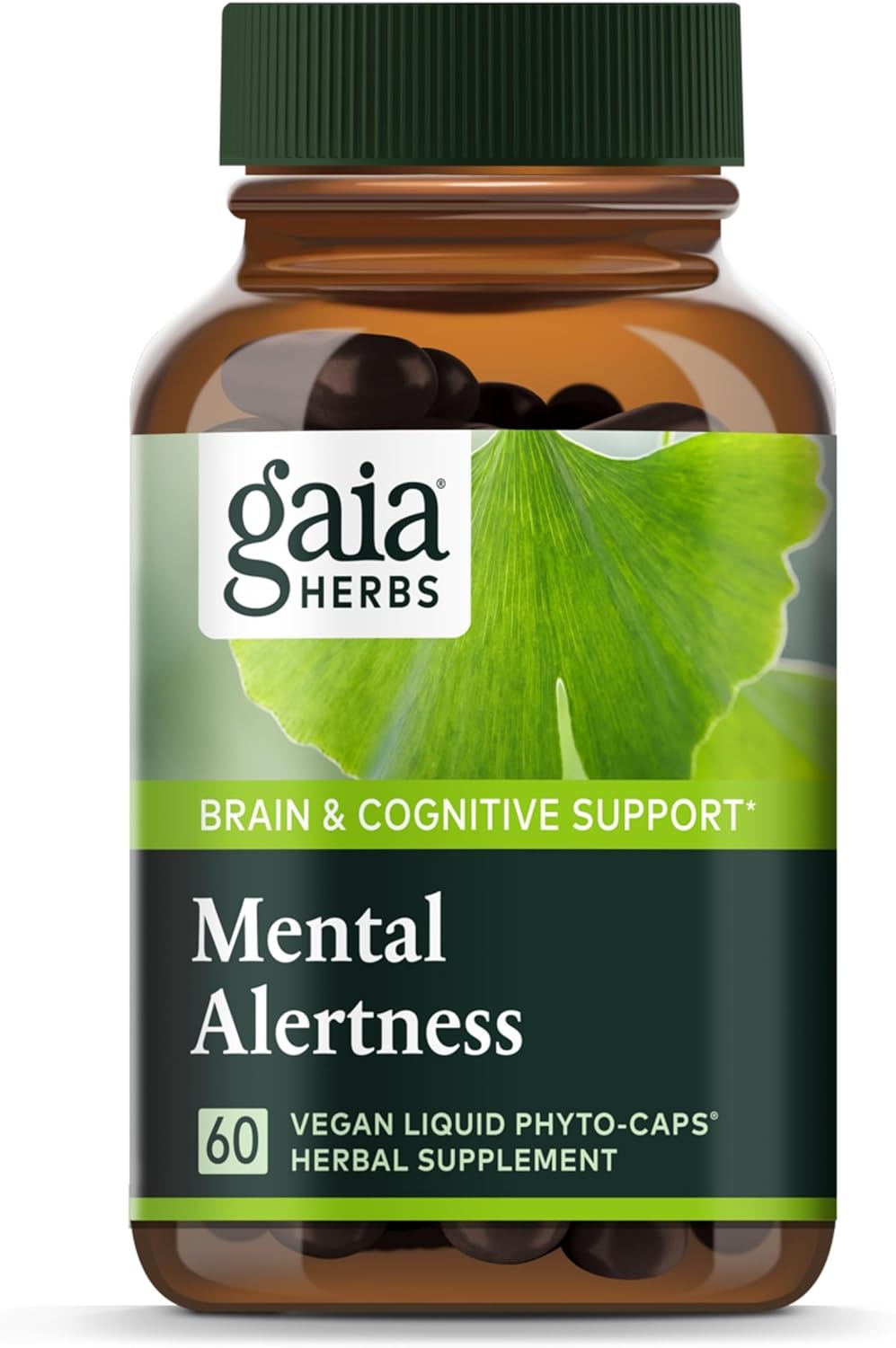 Gaia Herbs Mental Alertness – Brain Support Supplement to Help Maintain Focus & Memory* – with Eleuthero, Ginkgo Leaf, Gotu Kola, Rosemary & Oats – 60 Vegan Liquid Phyto-Capsules (15-Day Supply) Gaia Herbs Mental Alertness – Brain Support Supplement to Help Maintain Focus & Memory* – with Eleuthero, Ginkgo Leaf, Gotu Kola, Rosemary & Oats – 60 Vegan Liquid Phyto-Capsules (15-Day Supply)