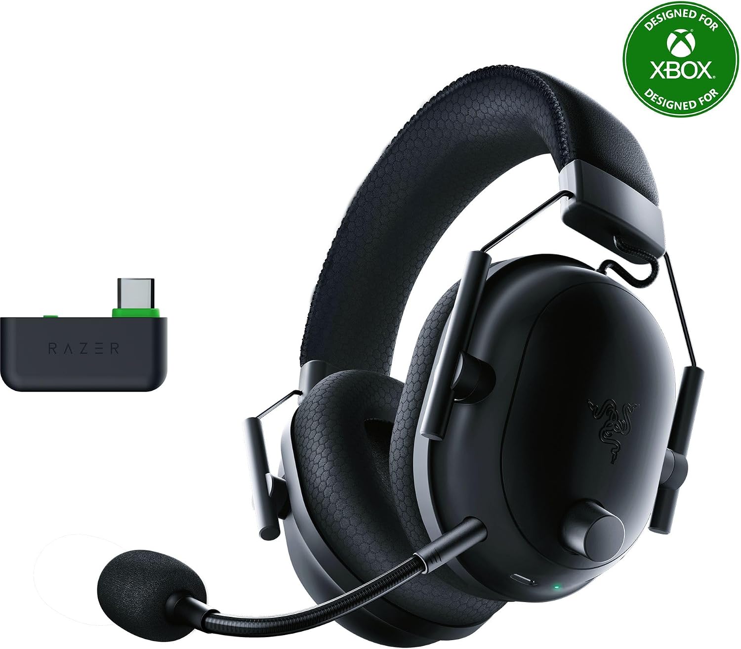 Razer BlackShark V2 Pro Wireless Xbox Gaming Headset: 50mm Drivers – Super Wideband Mic – Plush Noise Isolating Earcups – for Xbox, PS5, Console, PC, Mac – Bluetooth, USB-C – 70 Hr Battery – Black Razer BlackShark V2 Pro Wireless Xbox Gaming Headset: 50mm Drivers – Super Wideband Mic – Plush Noise Isolating Earcups – for Xbox, PS5, Console, PC, Mac – Bluetooth, USB-C – 70 Hr Battery – Black