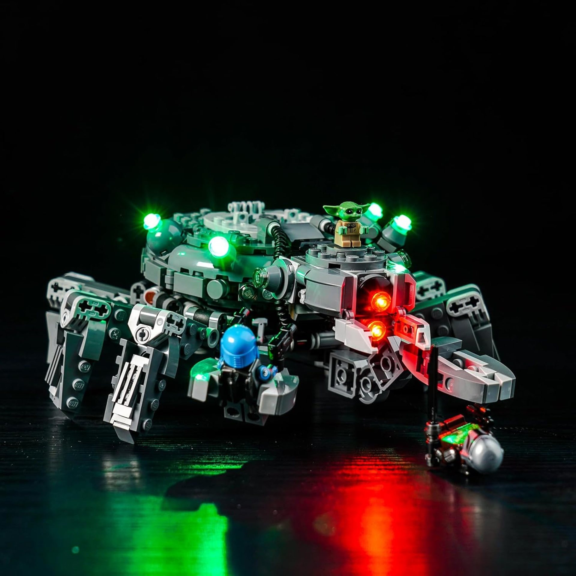 BrickBling LED Light Kit Compatible with Lego Spider Tank, Creative Lighting Compatible with Lego 75361-No Model, Lights Only BrickBling LED Light Kit Compatible with Lego Spider Tank, Creative Lighting Compatible with Lego 75361-No Model, Lights Only