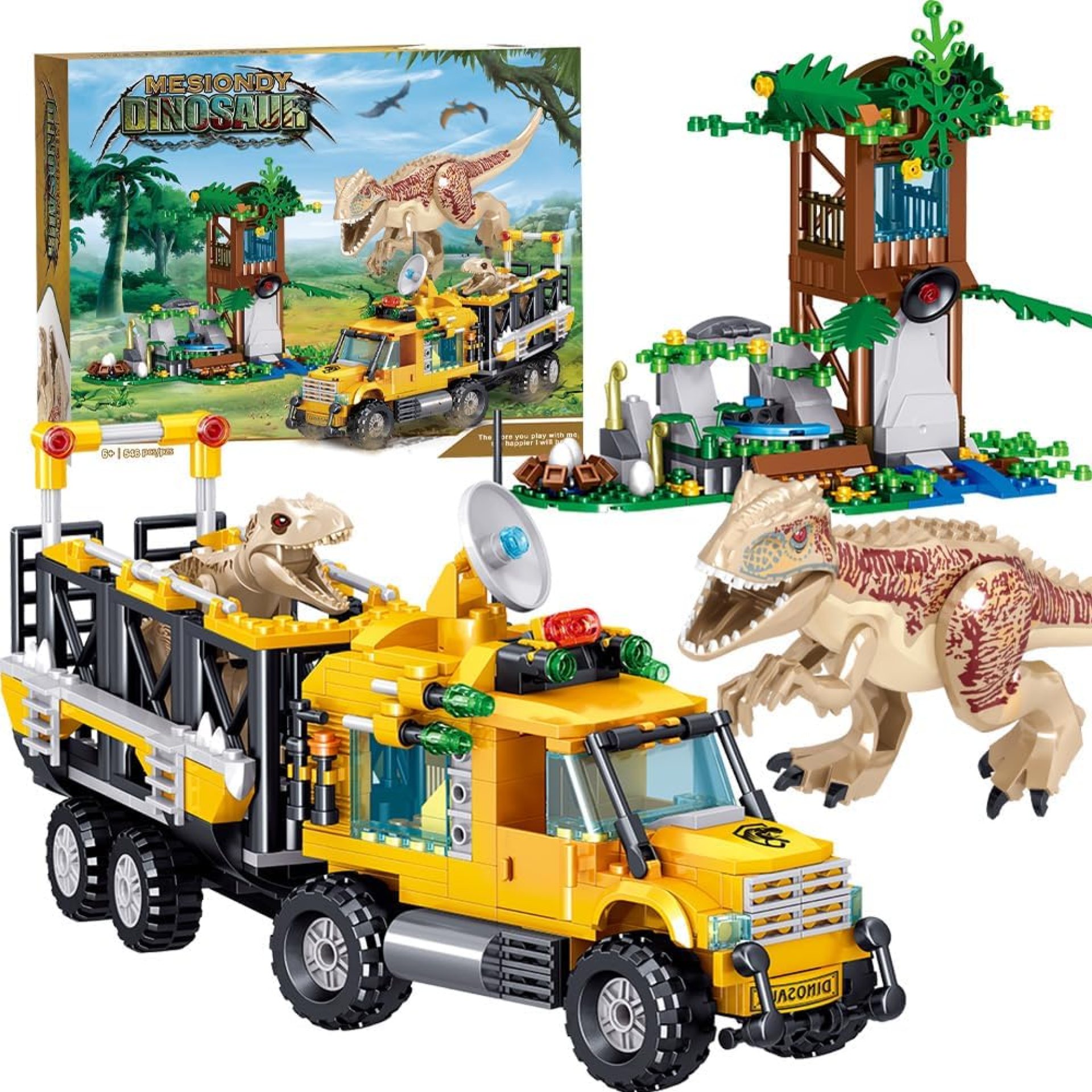 Mesiondy Dinosaurs Building Blocks Set, Dinosaur Toys for Age 8-14 Years,Dinosaur Park World, Birthday Gifts for Boys and Girls (546 Pcs)… Mesiondy Dinosaurs Building Blocks Set, Dinosaur Toys for Age 8-14 Years,Dinosaur Park World, Birthday Gifts for Boys and Girls (546 Pcs)…