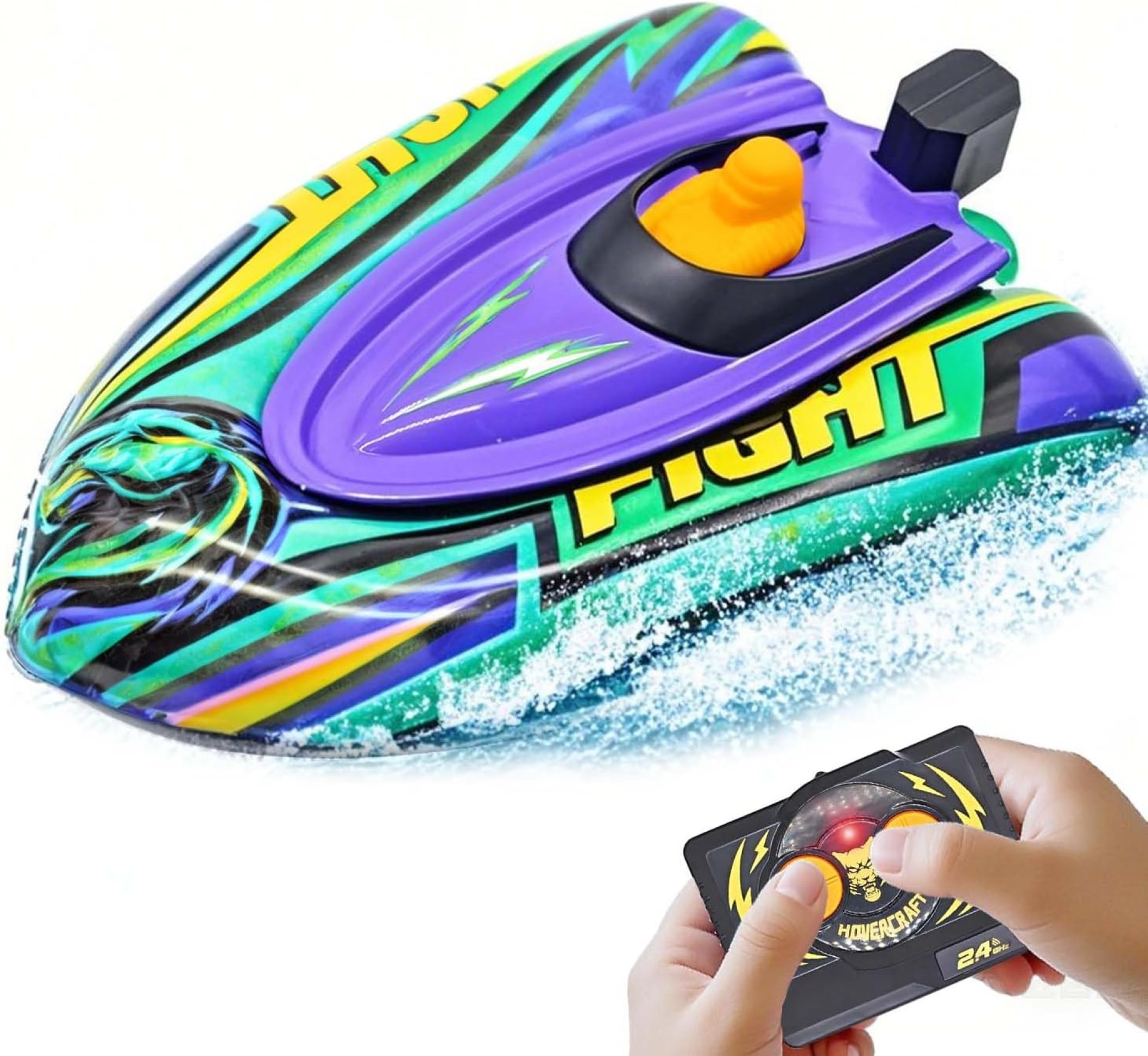 Remote Control Boat for Kids with Inflatable Bumper Rechargeable Battery USB Charge rc Boat for Pool Kids 8-12 Years Birthday Gift Summer Water Toy Purple Remote Control Boat for Kids with Inflatable Bumper Rechargeable Battery USB Charge rc Boat for Pool Kids 8-12 Years Birthday Gift Summer Water Toy Purple
