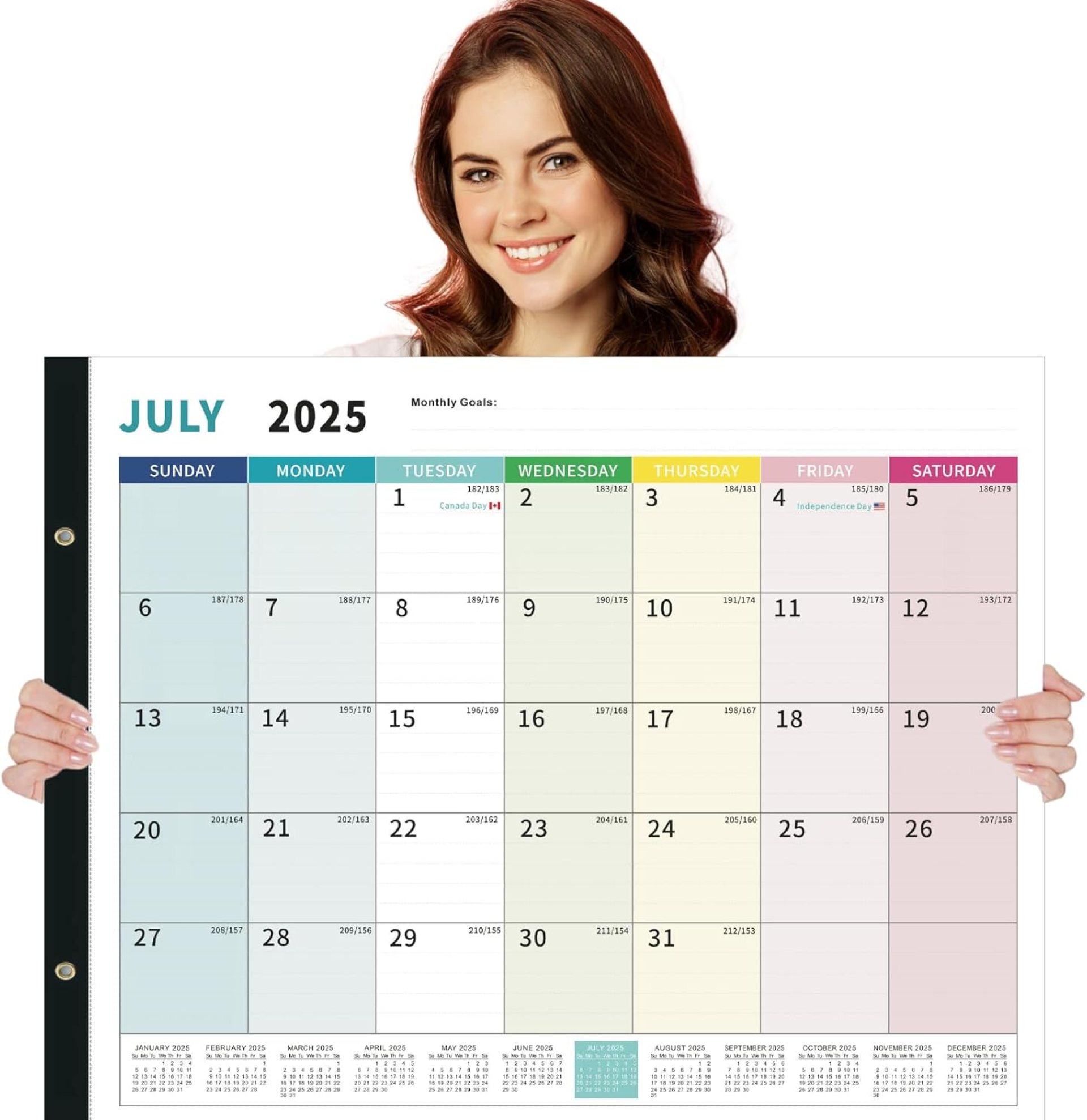 Large Desk Calendar Jul.2025-Dec.2026, 18-Month Jumbo Desktop Pad Planner (22″x17″) with Grid Layout & Tear-Resistant Paper for Office, School, Home Organization & Scheduling Large Desk Calendar Jul.2025-Dec.2026, 18-Month Jumbo Desktop Pad Planner (22″x17″) with Grid Layout & Tear-Resistant Paper for Office, School, Home Organization & Scheduling