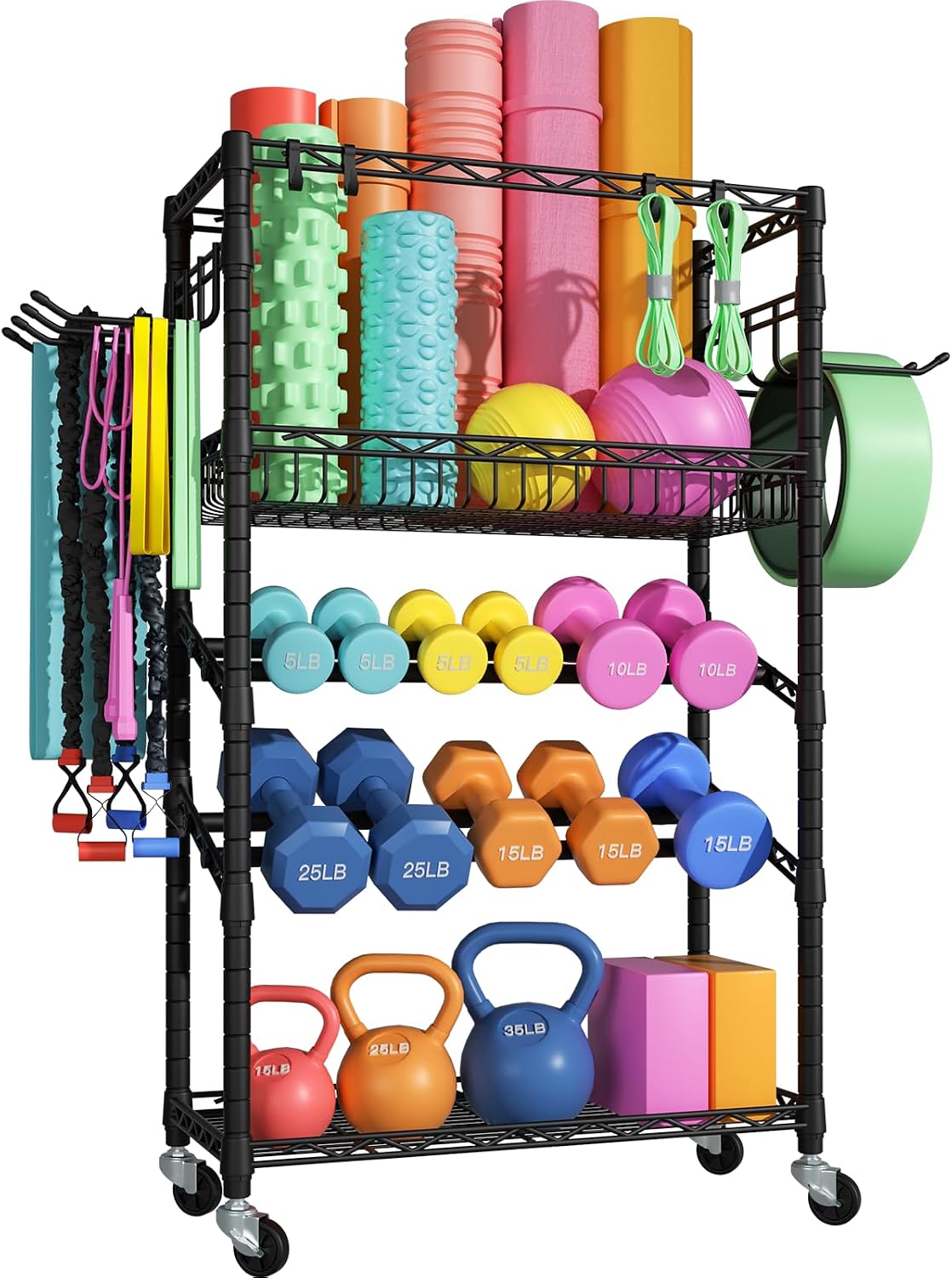 S3 Dumbbells Rack Storage Rack, Portable Home Gym Storage, Yoga Mat Storage, and Weight Rack Organizers for Gym Studio S3 Dumbbells Rack Storage Rack, Portable Home Gym Storage, Yoga Mat Storage, and Weight Rack Organizers for Gym Studio