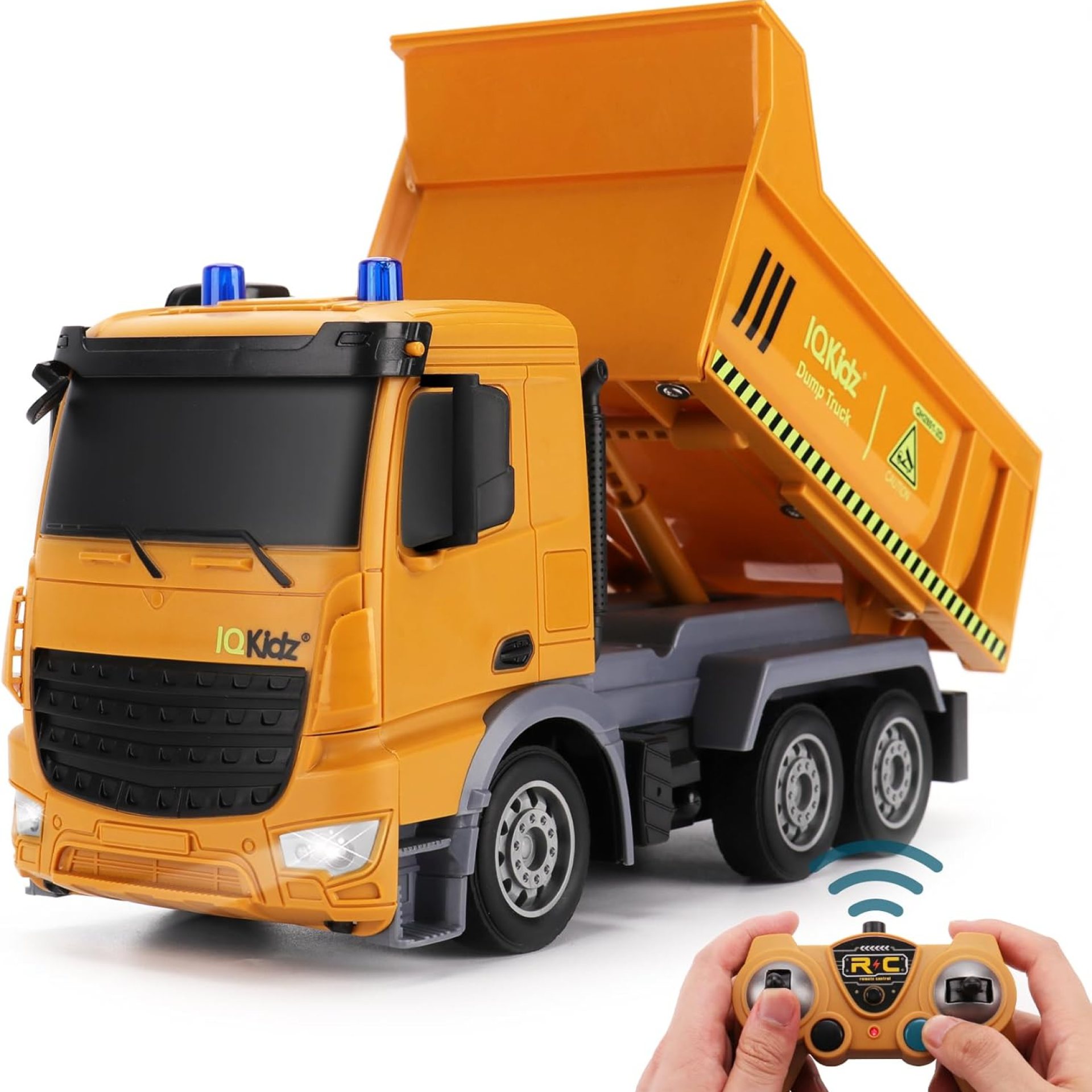 Remote Control Dump Truck Toys – RC Construction Vehicles with Blue Warning Lights, Trucks Toy for Boys Girls 3 4 5-7 8 9 10 Year Old and Up, Best Birthday Gift Ideas for Kids Age 5-10 Remote Control Dump Truck Toys – RC Construction Vehicles with Blue Warning Lights, Trucks Toy for Boys Girls 3 4 5-7 8 9 10 Year Old and Up, Best Birthday Gift Ideas for Kids Age 5-10
