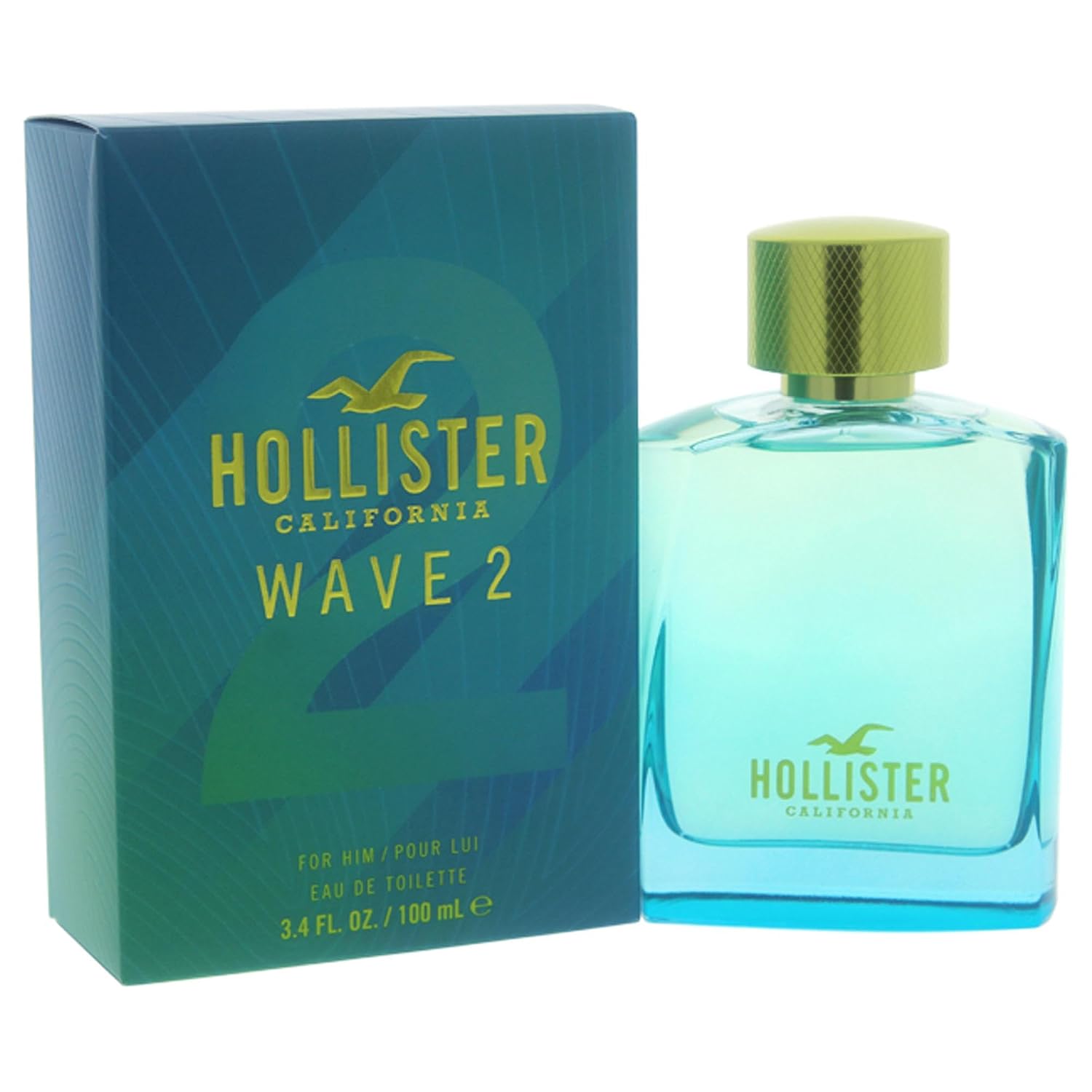Hollister Wave 2, Eau de Toilette Spray, Men, 3.4 Ounce Hollister Wave 2, Eau de Toilette Spray, Men, 3.4 Ounce