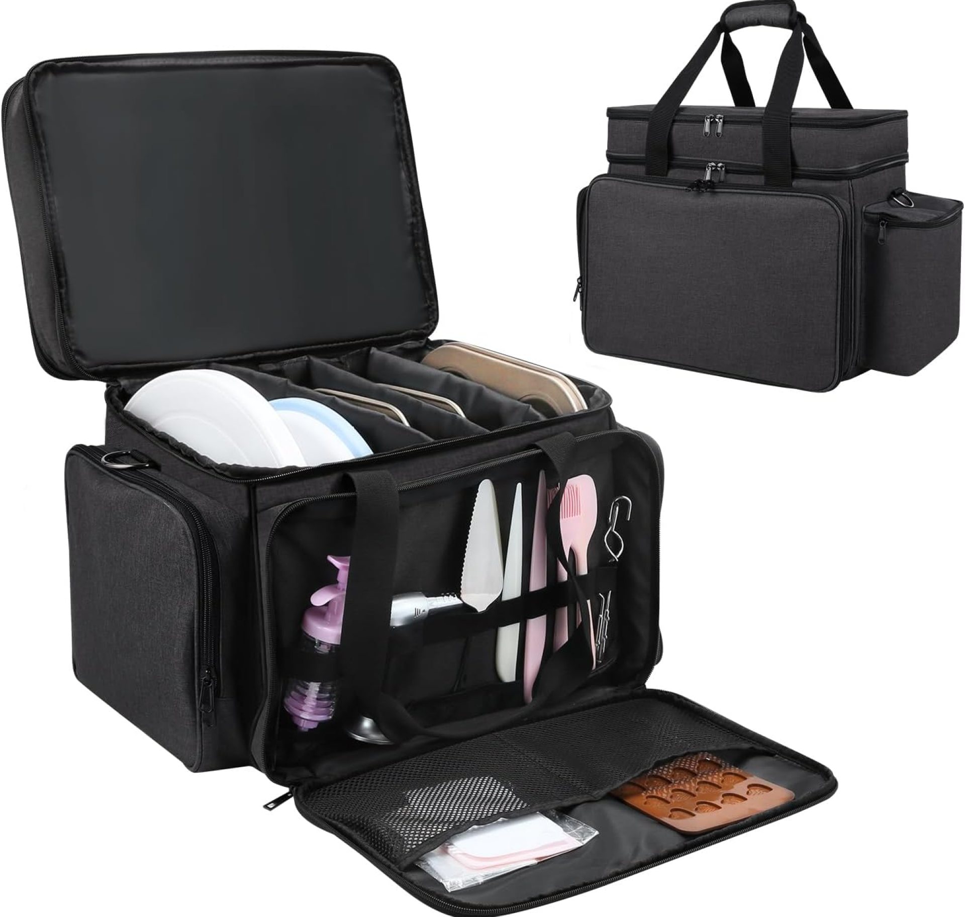 Baking Supplies Storage Case,Cake Decorating Storage Baking Supplies Organization for Bakers/Pastry Chefs,Cupcake Cookie Decorating Kit Organizer for Beginners and Cake Lovers Baking Supplies Storage Case,Cake Decorating Storage Baking Supplies Organization for Bakers/Pastry Chefs,Cupcake Cookie Decorating Kit Organizer for Beginners and Cake Lovers