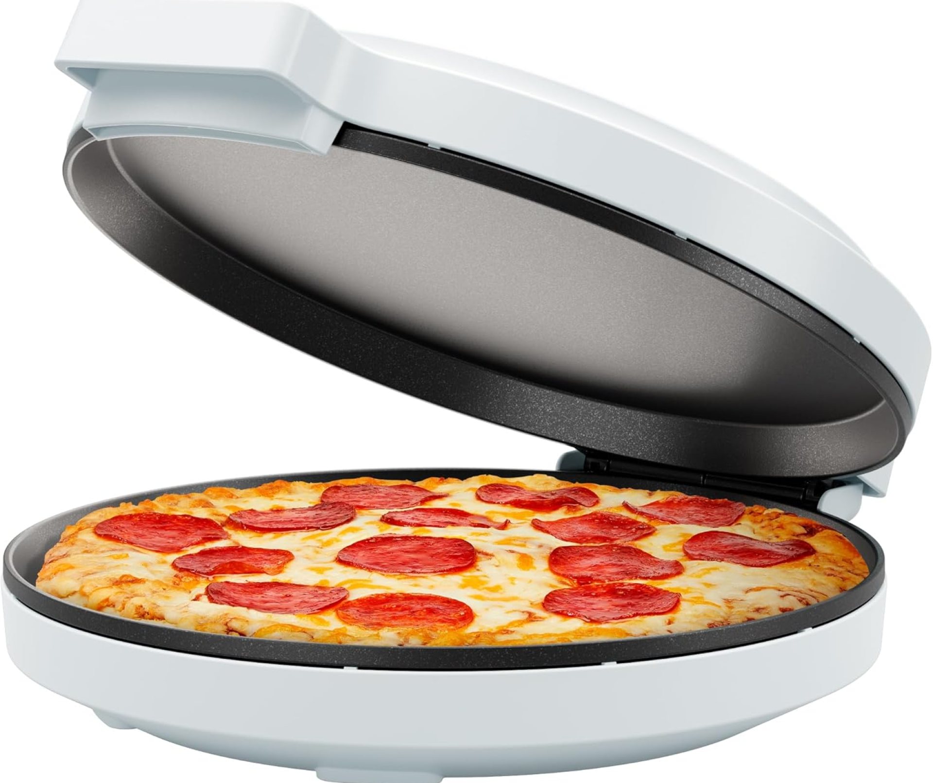 Chefman Everything Maker & Pizza Oven – 1440W Countertop Electric Pizza Maker with 12” Nonstick Cooking Plates, Plus Makes Quesadillas, Omelettes and More, with Indicator Lights and Vertical Storage Chefman Everything Maker & Pizza Oven – 1440W Countertop Electric Pizza Maker with 12” Nonstick Cooking Plates, Plus Makes Quesadillas, Omelettes and More, with Indicator Lights and Vertical Storage