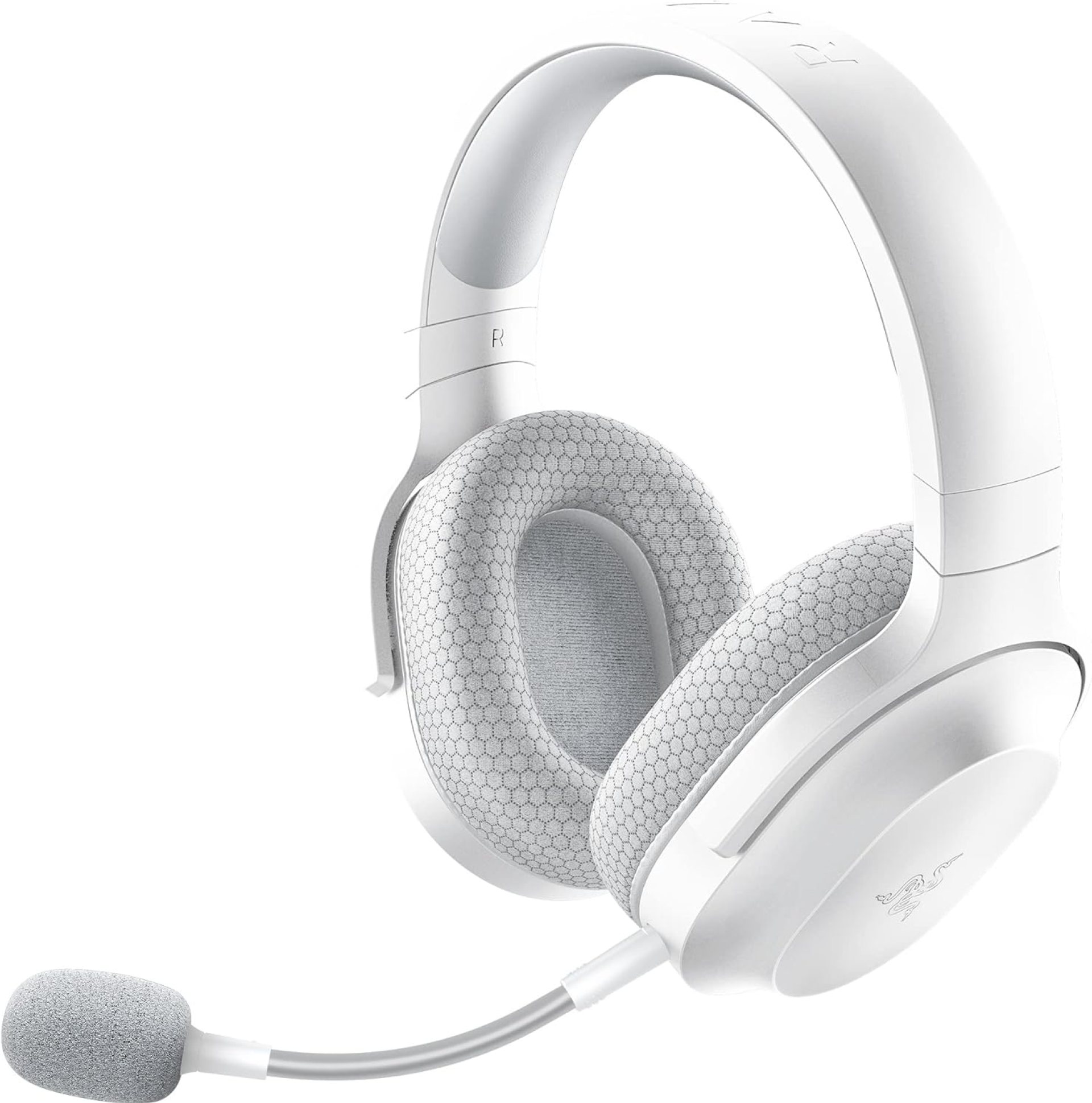 Razer Barracuda X Wireless Gaming & Mobile Headset (PC, PlayStation, Switch, Android, iOS): 2.4GHz Wireless + Bluetooth – Lightweight – 40mm Drivers – Detachable Mic – 50 Hr Battery – Mercury White Razer Barracuda X Wireless Gaming & Mobile Headset (PC, PlayStation, Switch, Android, iOS): 2.4GHz Wireless + Bluetooth – Lightweight – 40mm Drivers – Detachable Mic – 50 Hr Battery – Mercury White