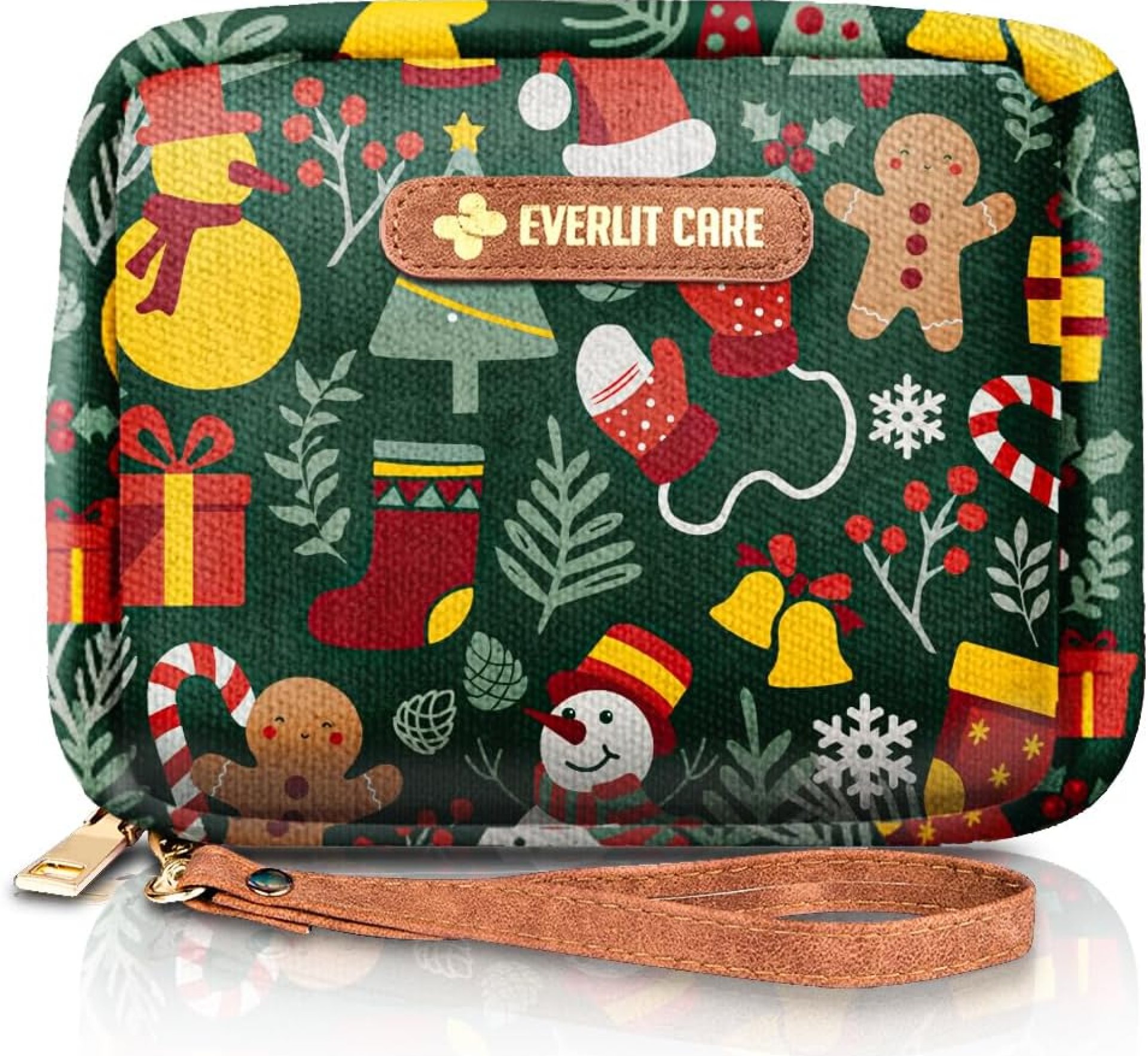 EVERLIT Care Rescue Pack | Family-Friendly First Aid Kit for Kids with 200 Pcs Medical Supplies | Travel-Friendly Compact Storage Bag for Home, Car, Travel, Camping, Adventure (Christmas) EVERLIT Care Rescue Pack | Family-Friendly First Aid Kit for Kids with 200 Pcs Medical Supplies | Travel-Friendly Compact Storage Bag for Home, Car, Travel, Camping, Adventure (Christmas)