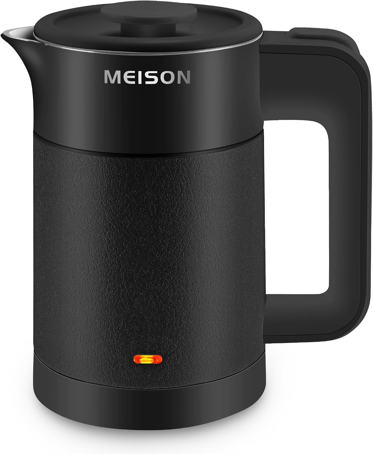0.6L Small Electric Kettles Stainless Steel, Travel Mini Hot Water Boiler Heater, Double Wall Cool Touch Portable Teapot, Auto Shut-Off & Boil-Dry Protection, 120V/800W, 2 Year Warranty (Black) 0.6L Small Electric Kettles Stainless Steel, Travel Mini Hot Water Boiler Heater, Double Wall Cool Touch Portable Teapot, Auto Shut-Off & Boil-Dry Protection, 120V/800W, 2 Year Warranty (Black)