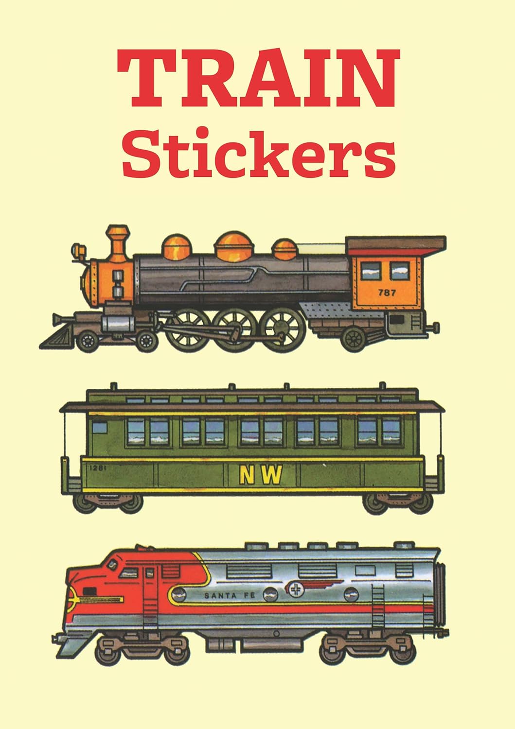 Train Stickers (Dover Little Activity Books: Travel) Train Stickers (Dover Little Activity Books: Travel)