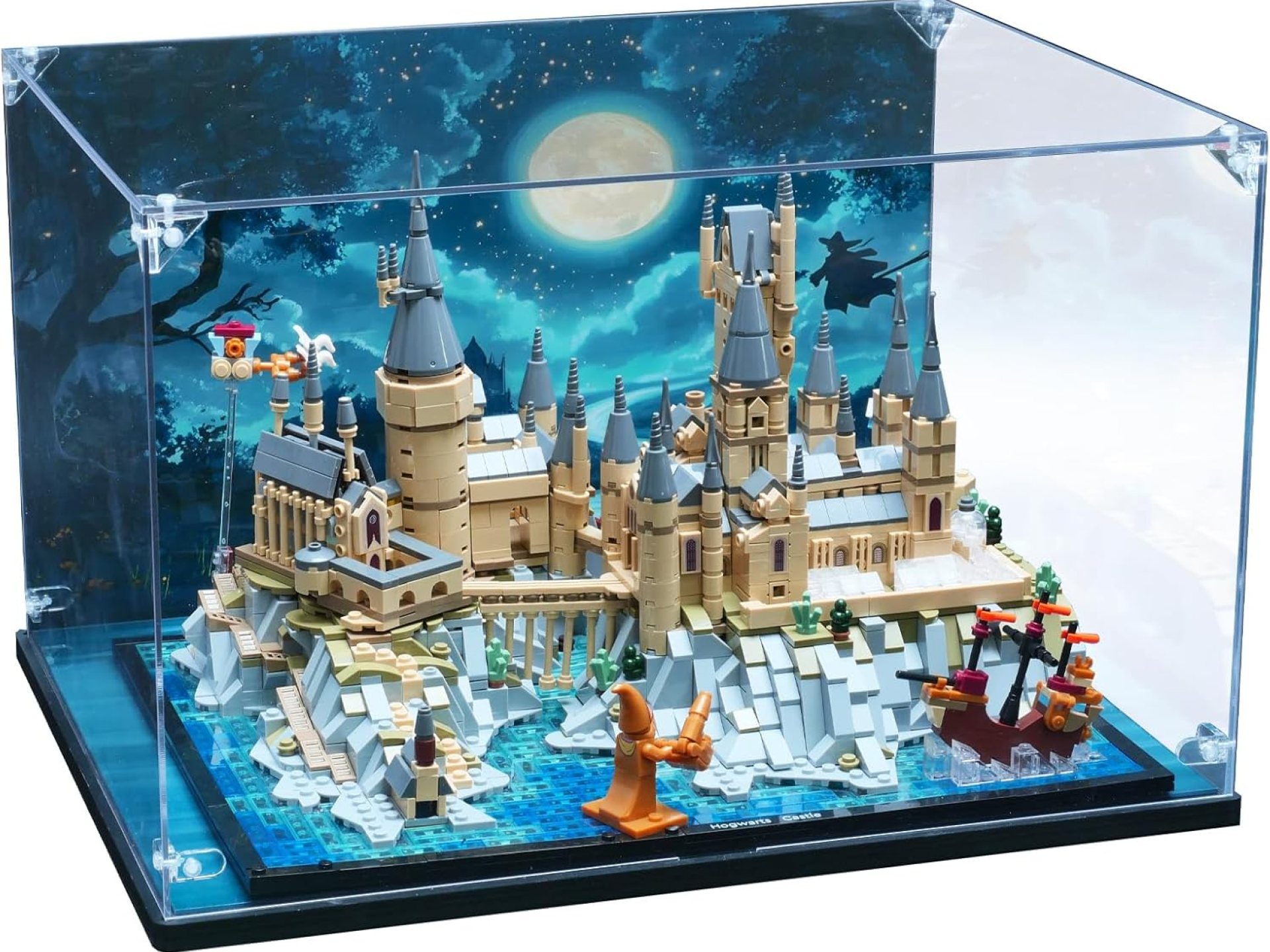 Acrylic Display Case for Lego Harry Potter Hogwarts Castle and Grounds 76419 Building Set, Dustproof Display Box for Harry Potter Playset, Magic Theme Showcase (Case Only ,Model NOT Included) Acrylic Display Case for Lego Harry Potter Hogwarts Castle and Grounds 76419 Building Set, Dustproof Display Box for Harry Potter Playset, Magic Theme Showcase (Case Only ,Model NOT Included)