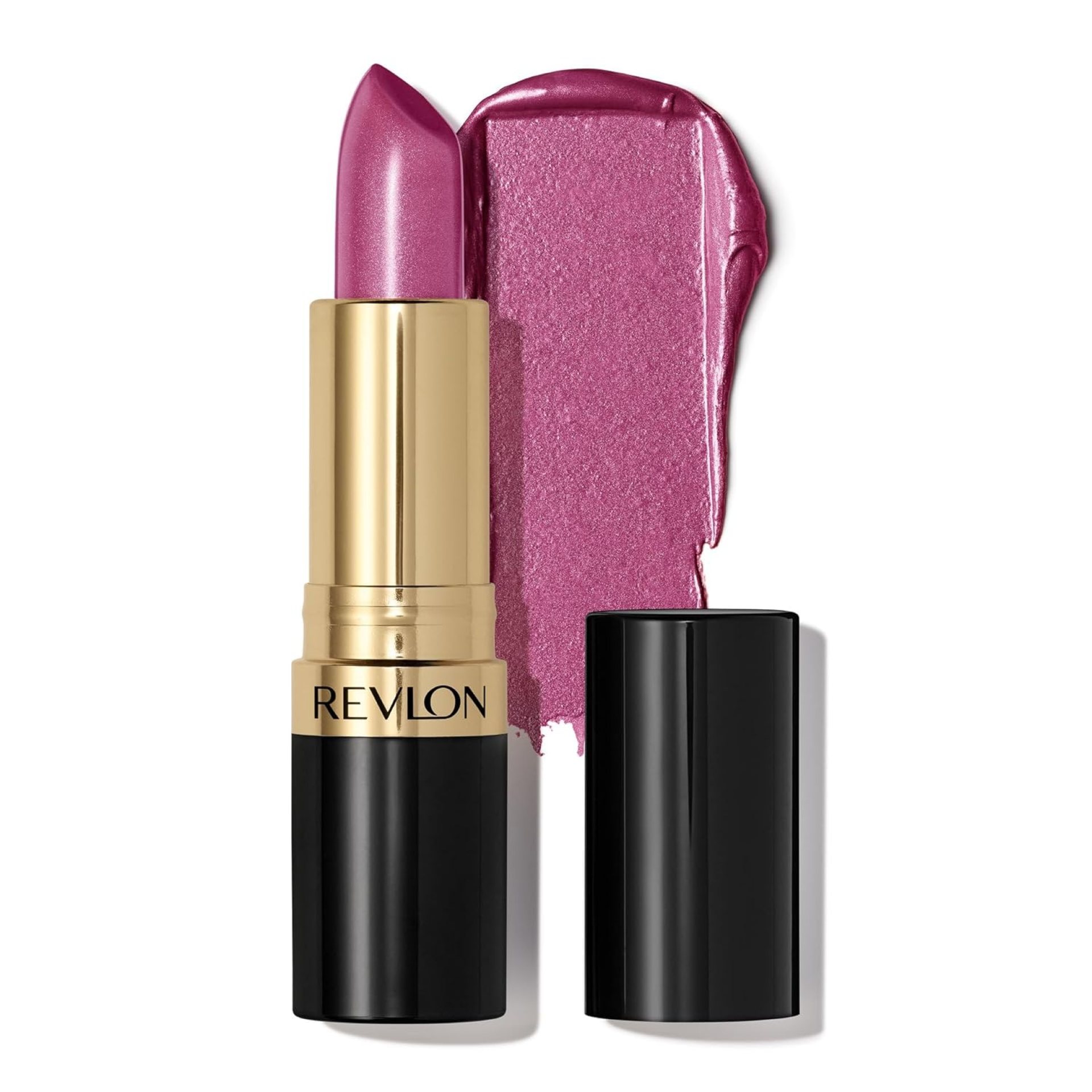 Revlon Super Lustrous Lipstick, Creamy Formula For Soft, Fuller-Looking Lips, Moisturized Feel, Iced Amethyst (625), 0.15 oz Revlon Super Lustrous Lipstick, Creamy Formula For Soft, Fuller-Looking Lips, Moisturized Feel, Iced Amethyst (625), 0.15 oz