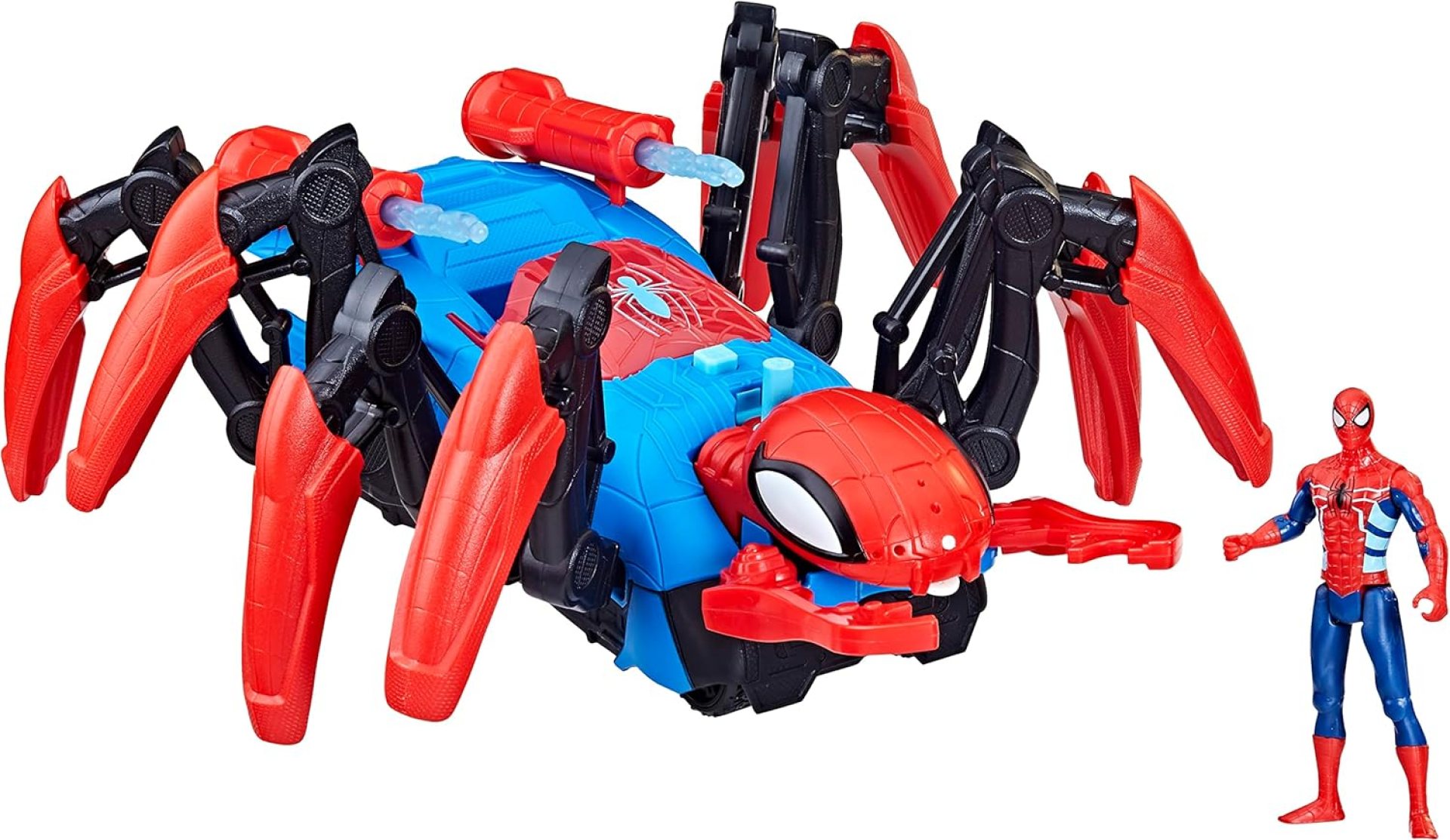 Marvel Spider-Man Car Playset with Blast Feature and Action Figure for Kids Ages 4 and Up Marvel Spider-Man Car Playset with Blast Feature and Action Figure for Kids Ages 4 and Up