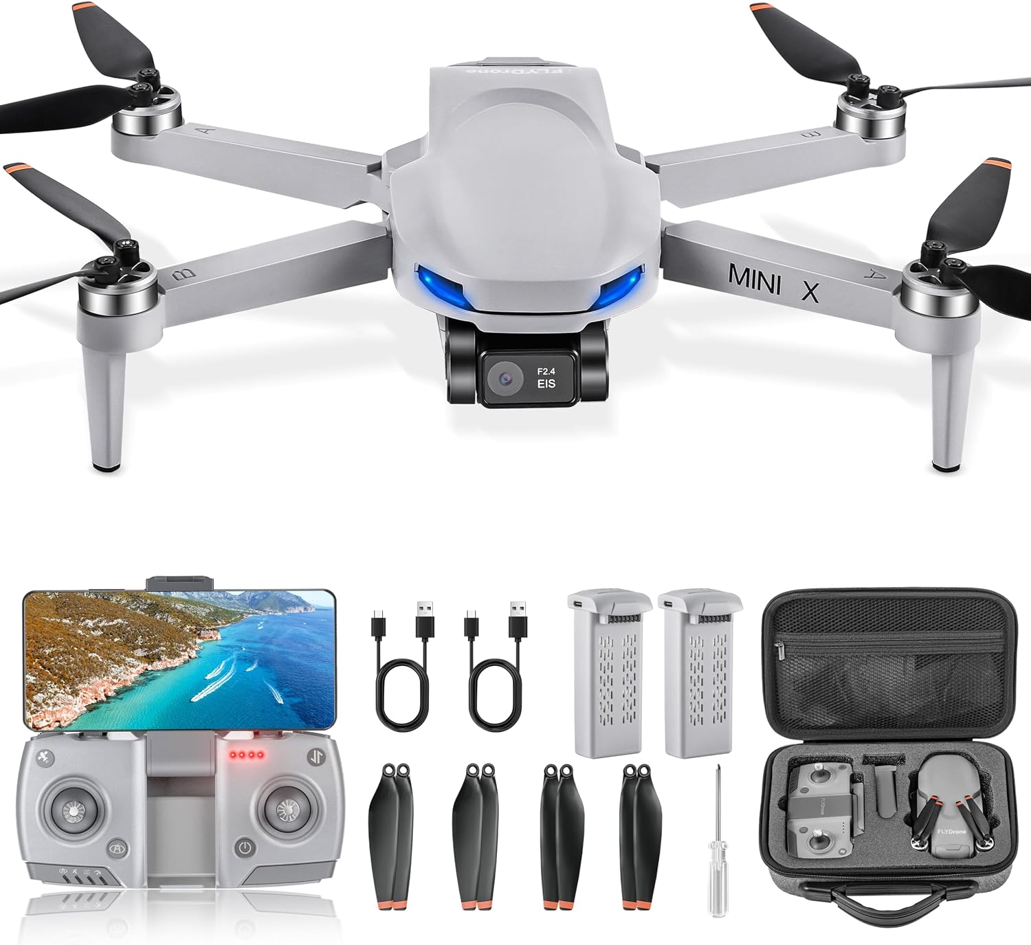 GPS Drone with Camera for Adults Beginner 4K EIS Camera Drones 2-Axis Gimbal Stabilization Under 249g follow me,Auto Return RC Quadcopter Mini Drone,2 Battery for 45-Min Max Flight Time GPS Drone with Camera for Adults Beginner 4K EIS Camera Drones 2-Axis Gimbal Stabilization Under 249g follow me,Auto Return RC Quadcopter Mini Drone,2 Battery for 45-Min Max Flight Time