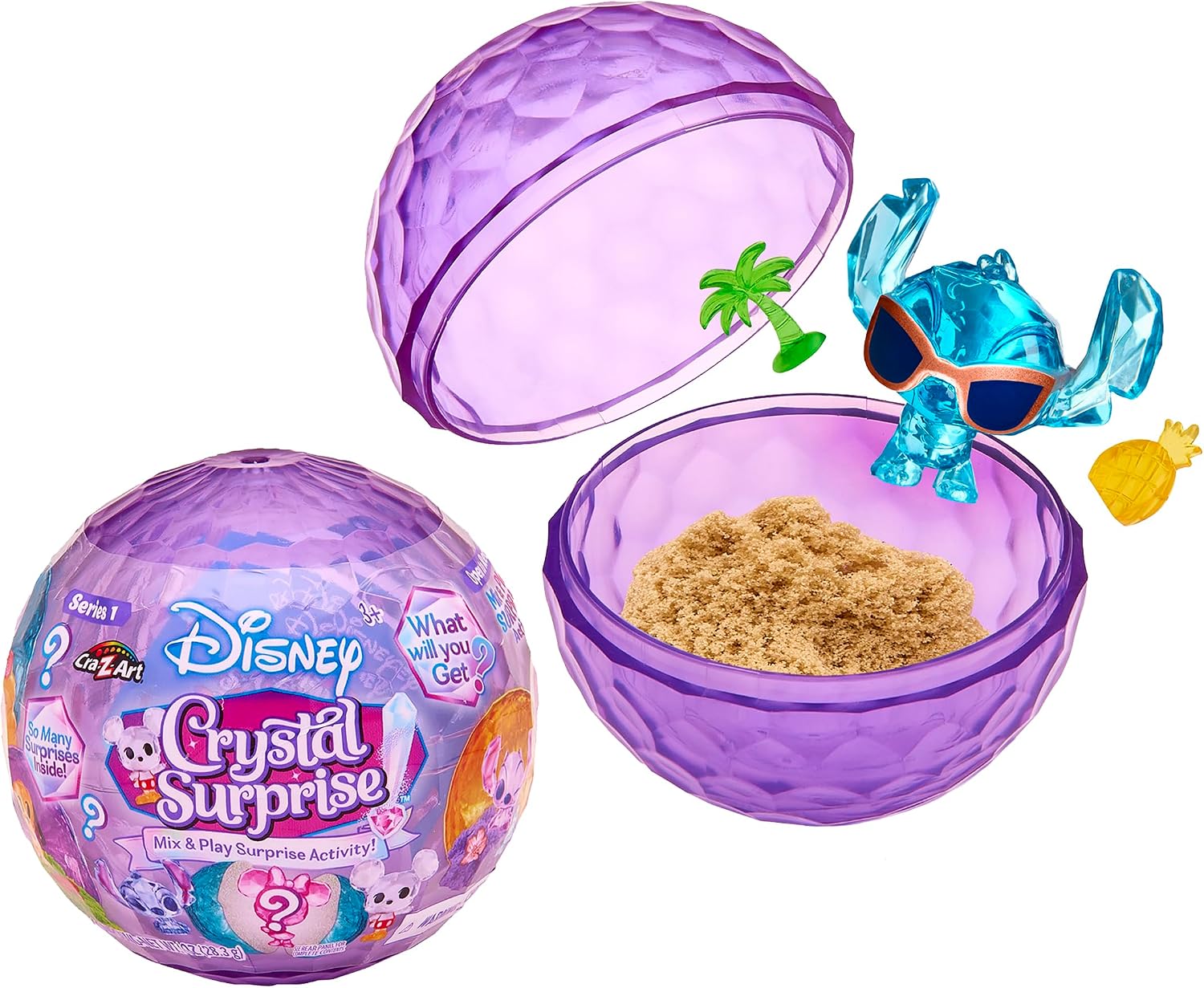 Cra-Z-Art Disney Crystal Surprise Series 1, Mini Collectible Crystal Figures with Activity Compound, Collectible Blind Bag Inspired Figures, Kids Toys for Ages 3 and Up Cra-Z-Art Disney Crystal Surprise Series 1, Mini Collectible Crystal Figures with Activity Compound, Collectible Blind Bag Inspired Figures, Kids Toys for Ages 3 and Up