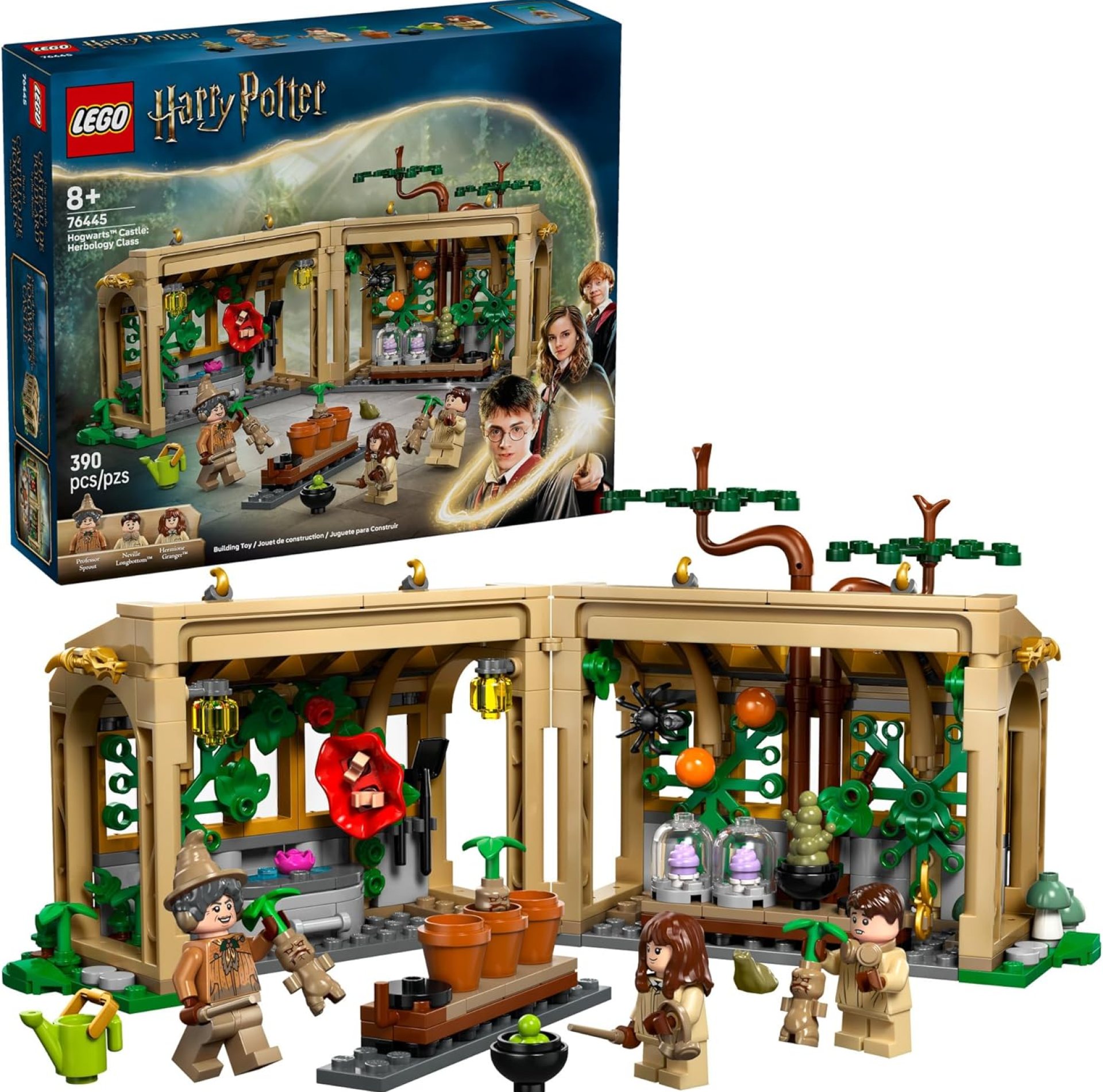 LEGO Harry Potter Hogwarts Castle: Herbology Class Kids Toy – Building and Learning Toy for Pretend Play – Harry Potter Collectible for Boys and Girls, Ages 8+ – Birthday Gift Idea – 76445 LEGO Harry Potter Hogwarts Castle: Herbology Class Kids Toy – Building and Learning Toy for Pretend Play – Harry Potter Collectible for Boys and Girls, Ages 8+ – Birthday Gift Idea – 76445