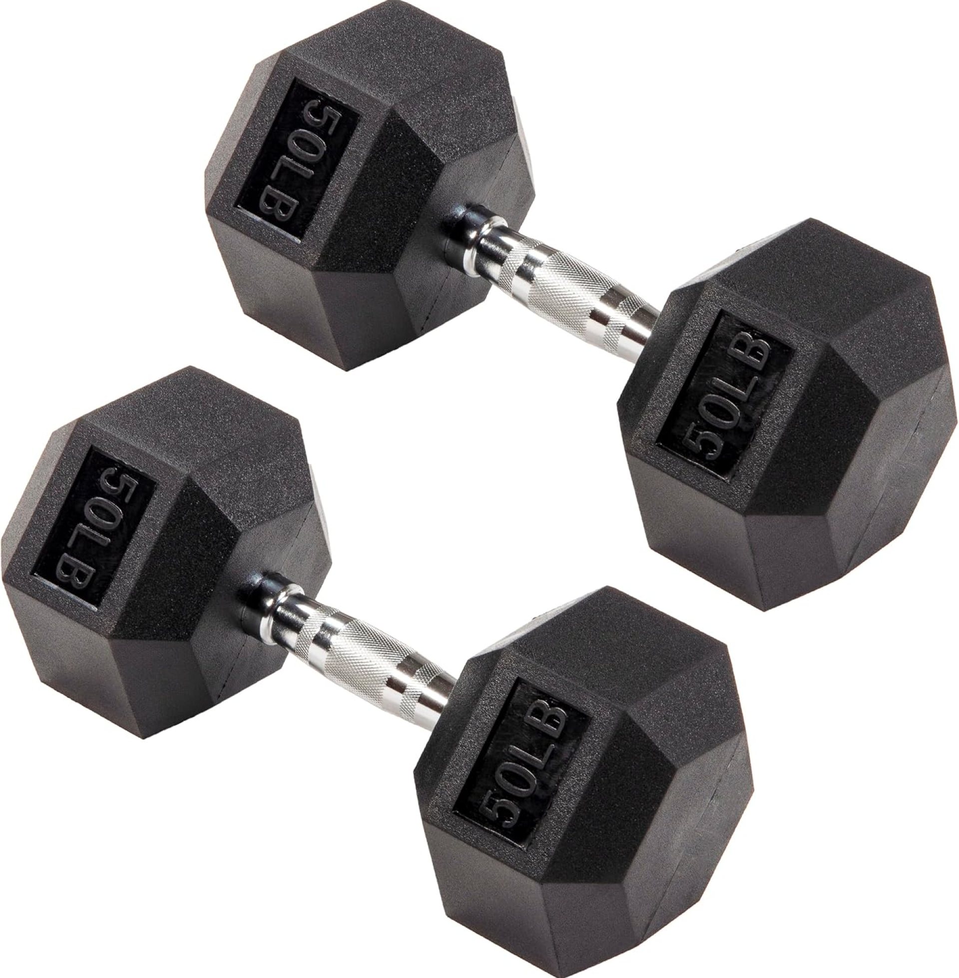 Signature Fitness Premium Rubber Encased Hex Dumbbell Signature Fitness Premium Rubber Encased Hex Dumbbell
