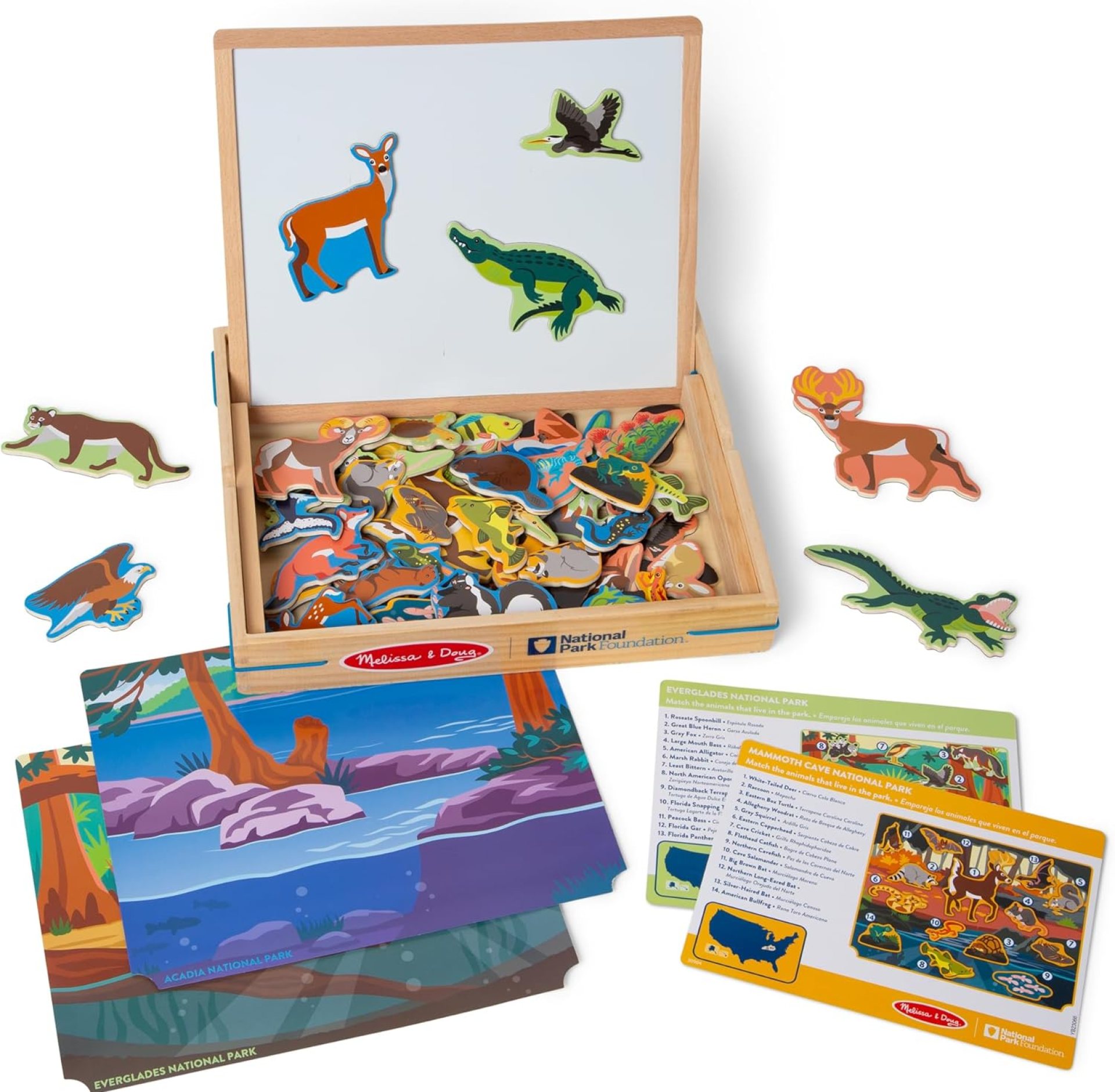Melissa & Doug National Parks Wooden Picture Matching Magnetic Game – FSC Certified Melissa & Doug National Parks Wooden Picture Matching Magnetic Game – FSC Certified