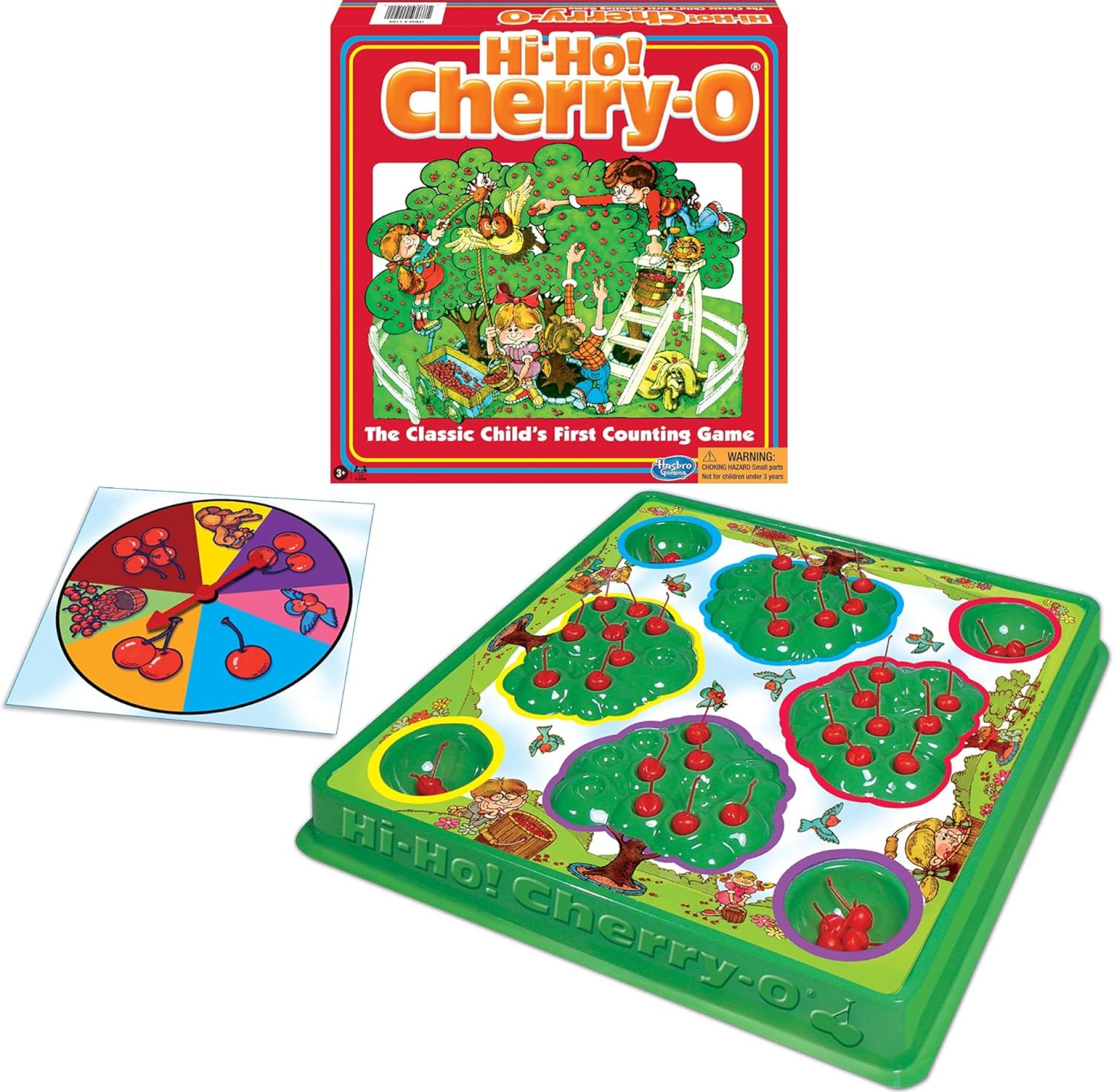 Winning Moves HI-Ho Cherry-O Games USA, The Classic Child’s First Counting Game, for 2 to 4 Players, Ages 3+ Winning Moves HI-Ho Cherry-O Games USA, The Classic Child’s First Counting Game, for 2 to 4 Players, Ages 3+