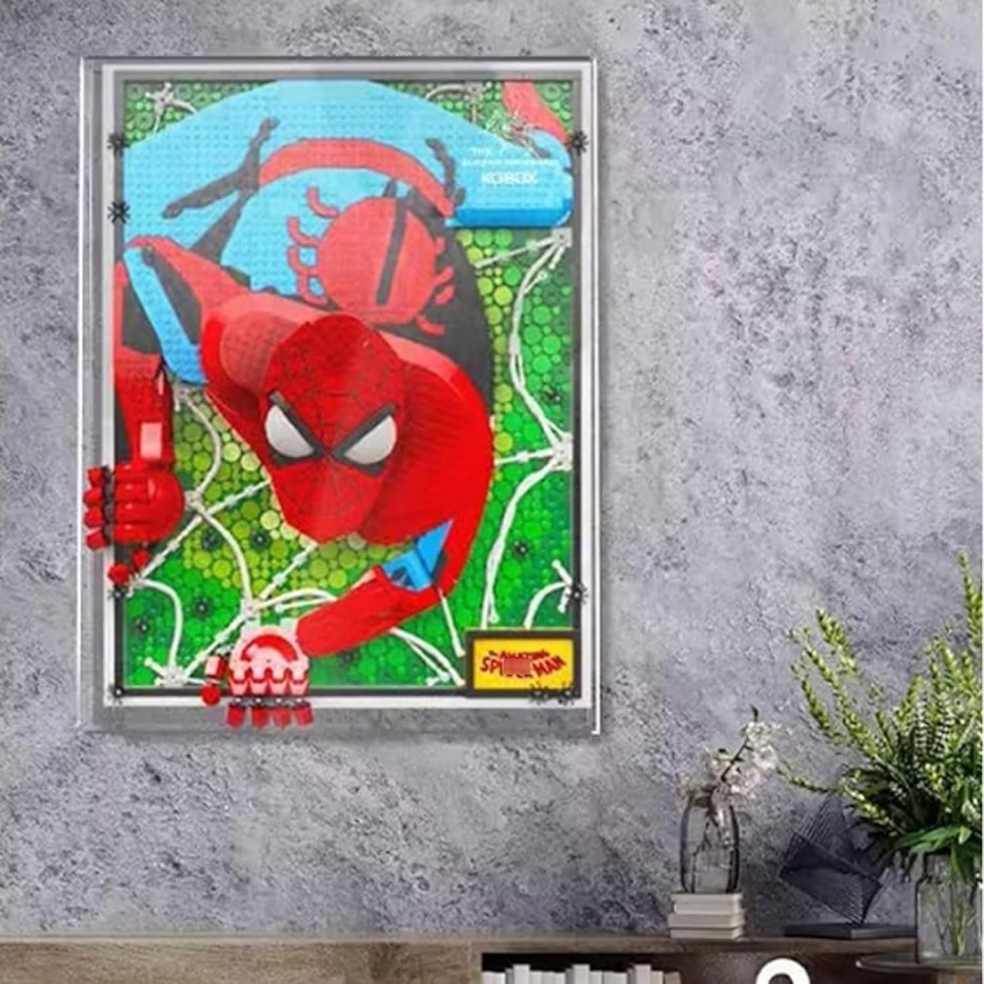 Dustproof Acrylic Display Box Compatible with Lego 31209 Spider Photo Frame Model Wall Mounted Photo Frame Display Case, Dustproof Box, Storage Box, Display Box (Only Display Box) Dustproof Acrylic Display Box Compatible with Lego 31209 Spider Photo Frame Model Wall Mounted Photo Frame Display Case, Dustproof Box, Storage Box, Display Box (Only Display Box)