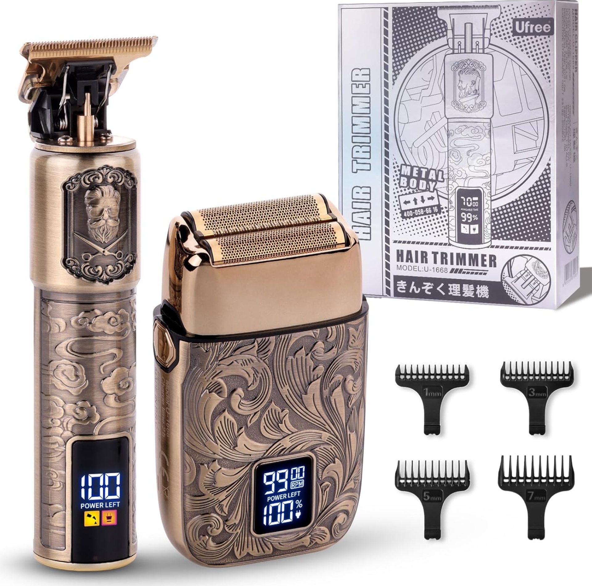 Ufree Foil Shavers Electric Razor for Men, Beard Trimmer Grooming Shaving Kit, Hair Trimmer, Cordless Head Shavers for Bald Men Barber Clippers, Birthday Gifts for Him Ufree Foil Shavers Electric Razor for Men, Beard Trimmer Grooming Shaving Kit, Hair Trimmer, Cordless Head Shavers for Bald Men Barber Clippers, Birthday Gifts for Him