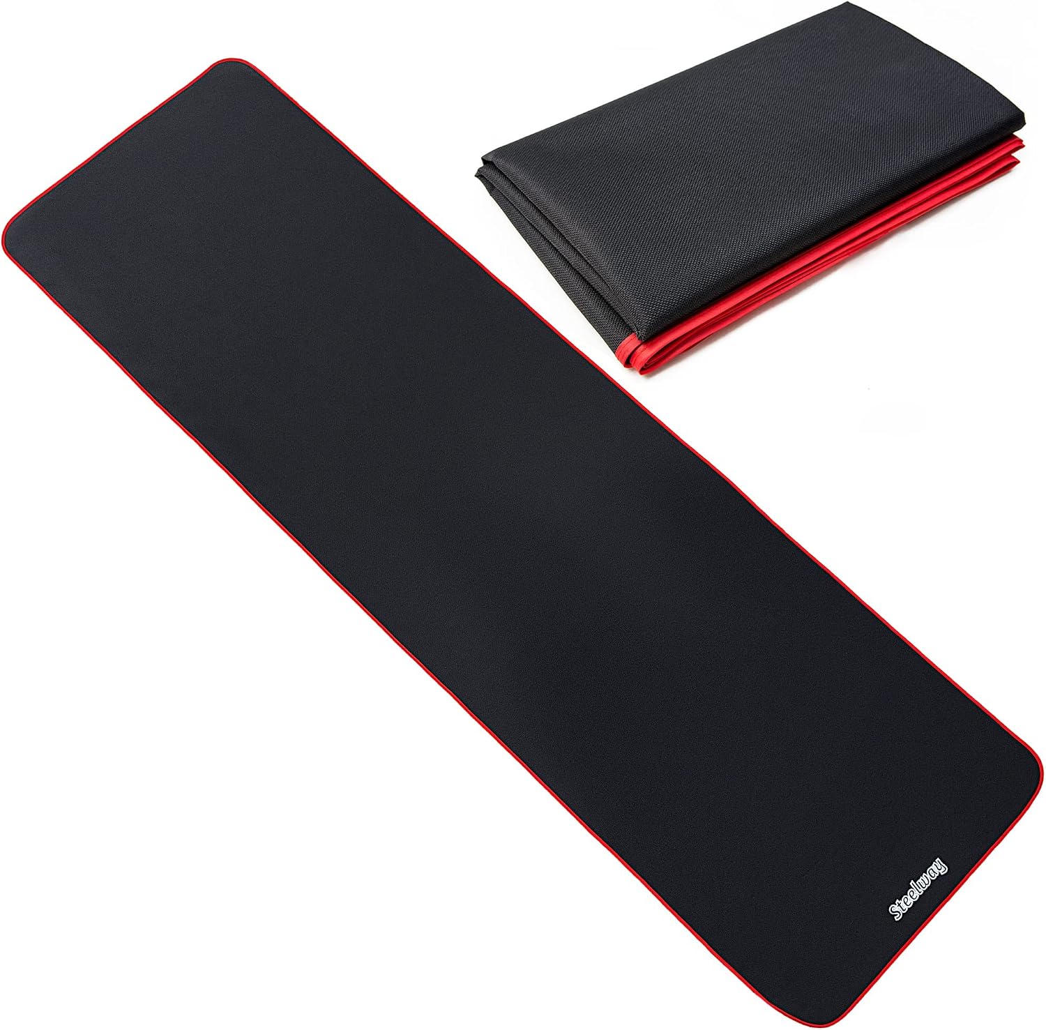 Exercise Mat for AB Roller AB Mat Thin, Long Foldable Gym Mats for Home Gym, Indoor and Out door exercises, Black Picnic Mat for One Person,99’x29′ Exercise Mat for AB Roller AB Mat Thin, Long Foldable Gym Mats for Home Gym, Indoor and Out door exercises, Black Picnic Mat for One Person,99’x29′
