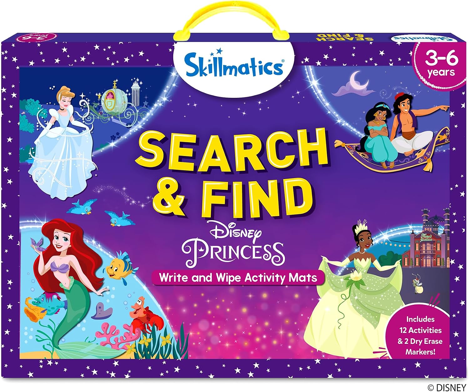Skillmatics Search and Find Disney Princess Educational Game – Reusable Preschool Learning Activities, Perfect for Toddlers & Kids Who Love Toys, Art & Crafts, Gifts for Boys & Girls Ages 3, 4, 5, 6 Skillmatics Search and Find Disney Princess Educational Game – Reusable Preschool Learning Activities, Perfect for Toddlers & Kids Who Love Toys, Art & Crafts, Gifts for Boys & Girls Ages 3, 4, 5, 6