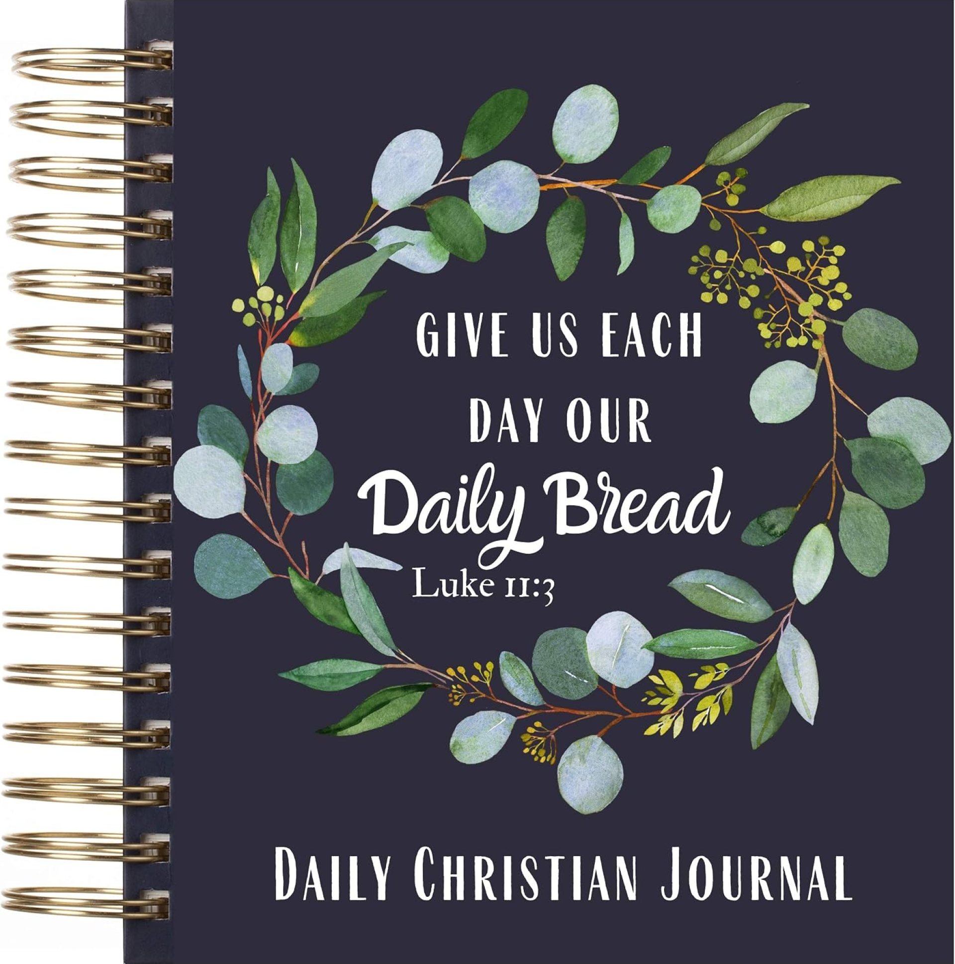 Mr. Pen- Christian Journals for Women & Men, 8.5″ x 6.5″, 365 Pages, Navy Blue Hardcover & Gold Spiral Binding, Bible Journal for Women, Bible Notebook Mr. Pen- Christian Journals for Women & Men, 8.5″ x 6.5″, 365 Pages, Navy Blue Hardcover & Gold Spiral Binding, Bible Journal for Women, Bible Notebook