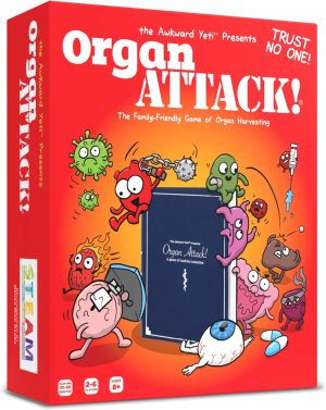 The Awkward Yeti Organ Attack! Card Game, A Family Fun Game for Kids and Adults – Funny Playing Cards for GameNights with Family of Kids and Teens | Ages 8+