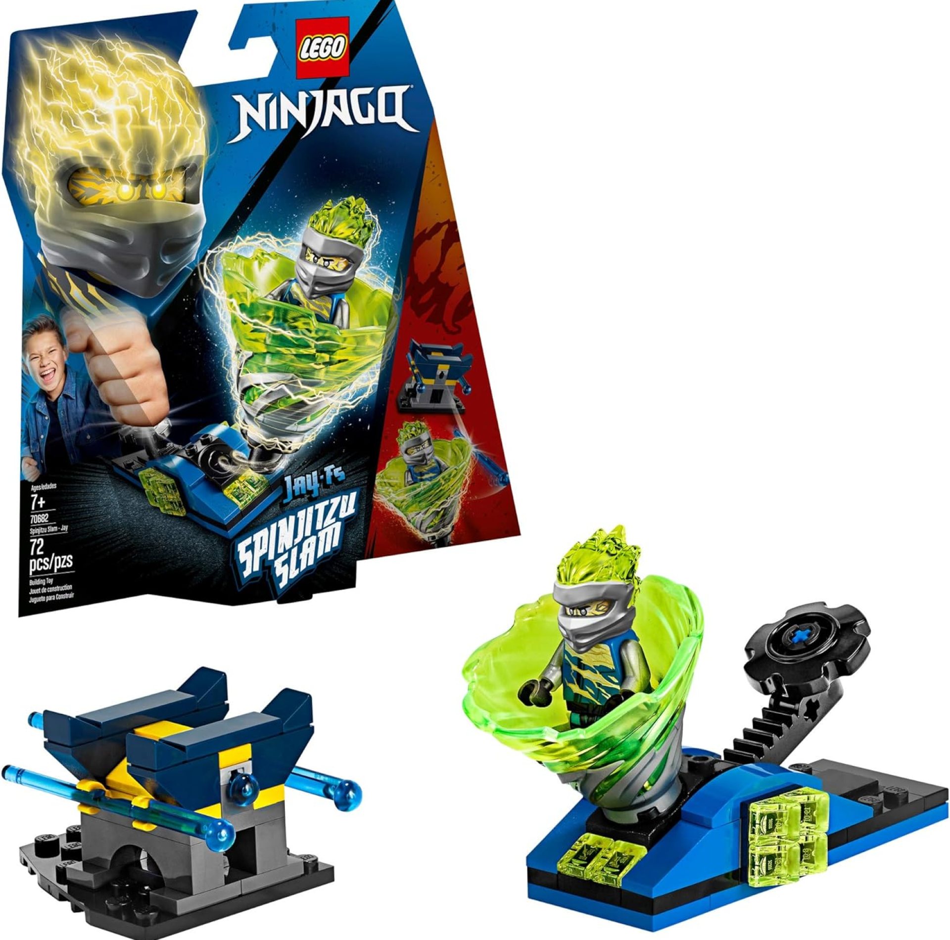 LEGO NINJAGO Spinjitzu Slam Jay 70682 Building Kit (72 Pieces) LEGO NINJAGO Spinjitzu Slam Jay 70682 Building Kit (72 Pieces)