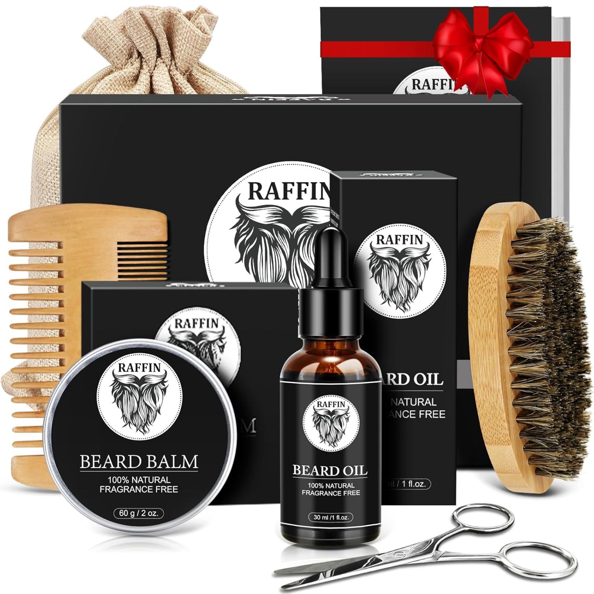 Mens Gifts – Beard Kit with Oil, Balm, Brush, Comb, Scissors, E-book, Outfits Men’s Grooming Routine, Anniversary & Birthday Gifts for Men, Him, Husband, Boyfriend, Son, Male Friend, Brother, Dad Mens Gifts – Beard Kit with Oil, Balm, Brush, Comb, Scissors, E-book, Outfits Men’s Grooming Routine, Anniversary & Birthday Gifts for Men, Him, Husband, Boyfriend, Son, Male Friend, Brother, Dad