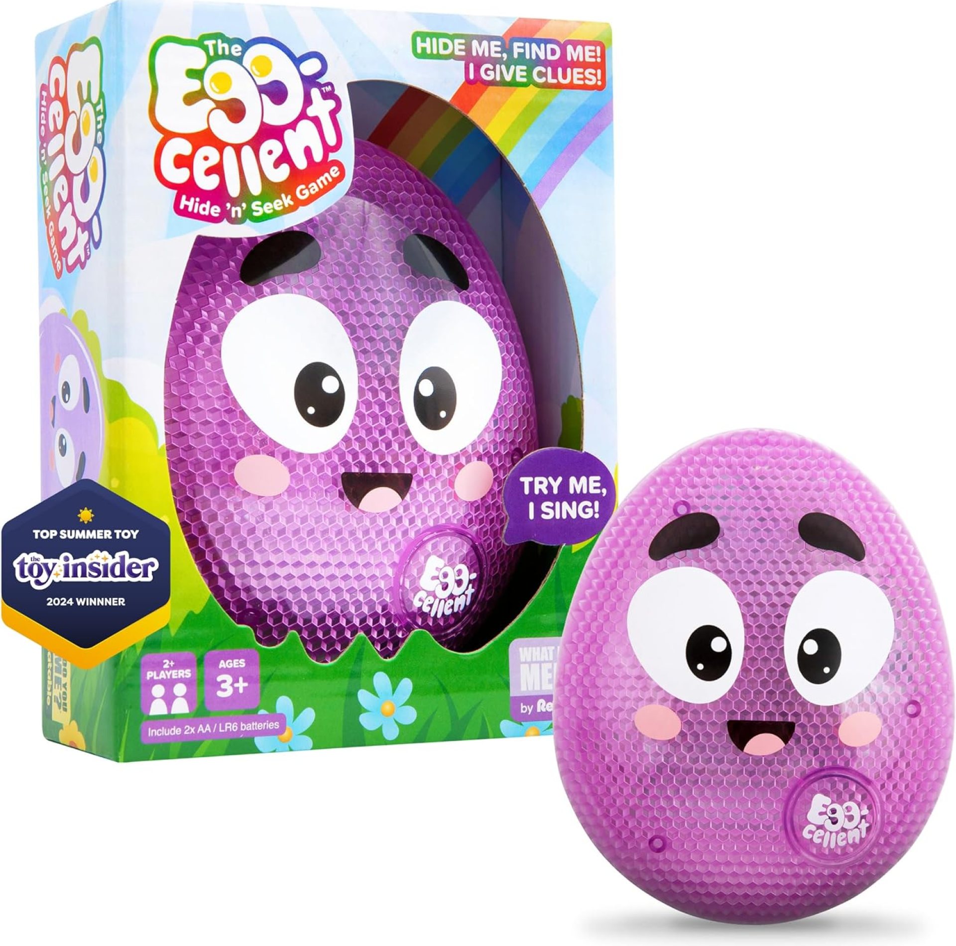 What Do You Meme? Eggcellent by Relatable, The Kid-Friendly Hide & Seek Game, Toddler Toys for Ages 3+, Includes 1 Eggcellent Light-Up Toy That Sings What Do You Meme? Eggcellent by Relatable, The Kid-Friendly Hide & Seek Game, Toddler Toys for Ages 3+, Includes 1 Eggcellent Light-Up Toy That Sings